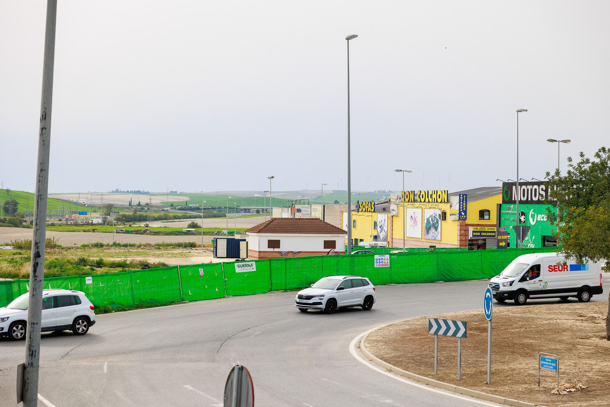 La ubicación de la zona donde se está construyendo el Family Cash de Jerez.