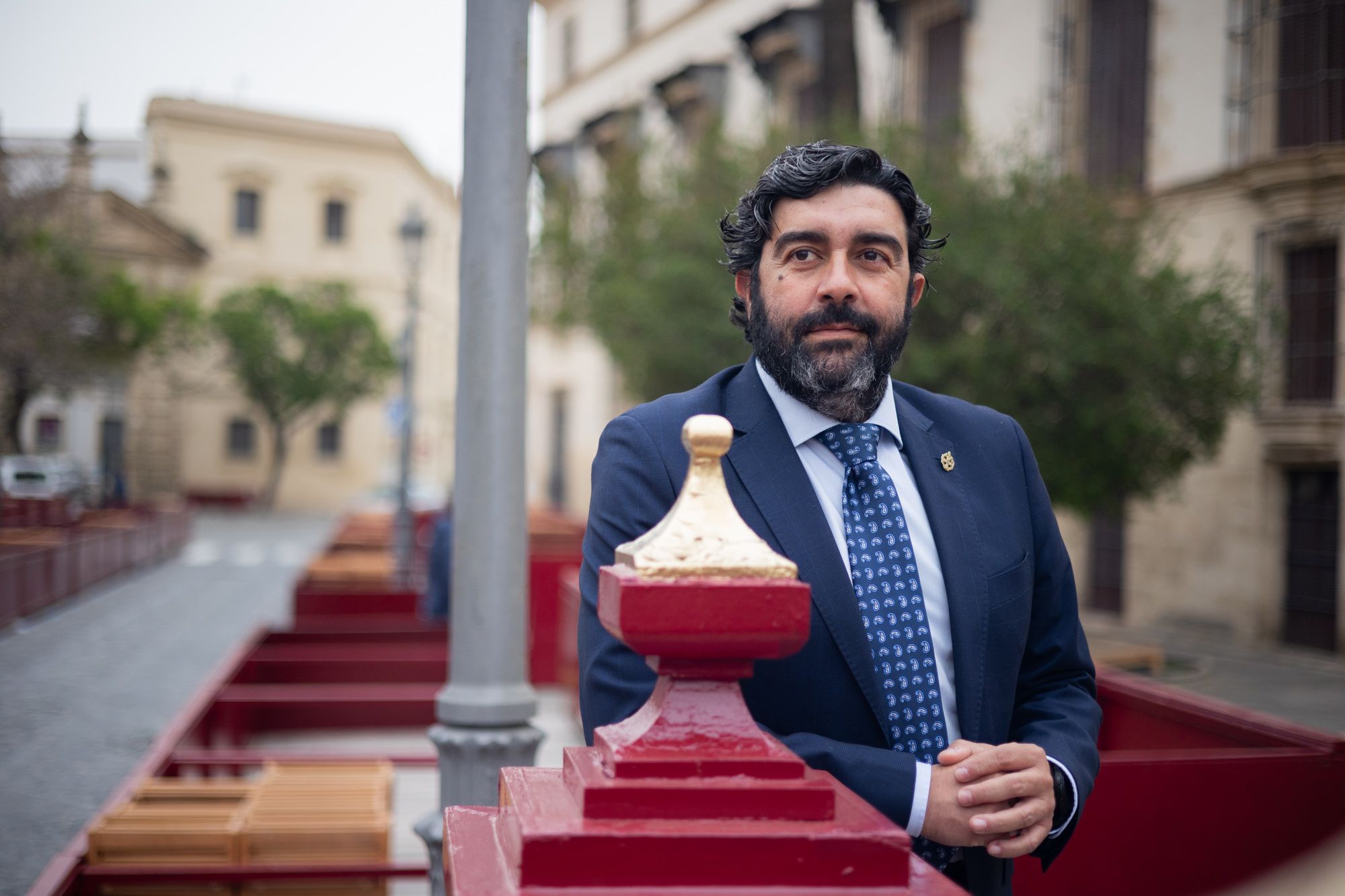 Sigue el culebrón de la venta sillas para la Magna. El presidente en el palquillo de Aladro en una imagen de archivo.