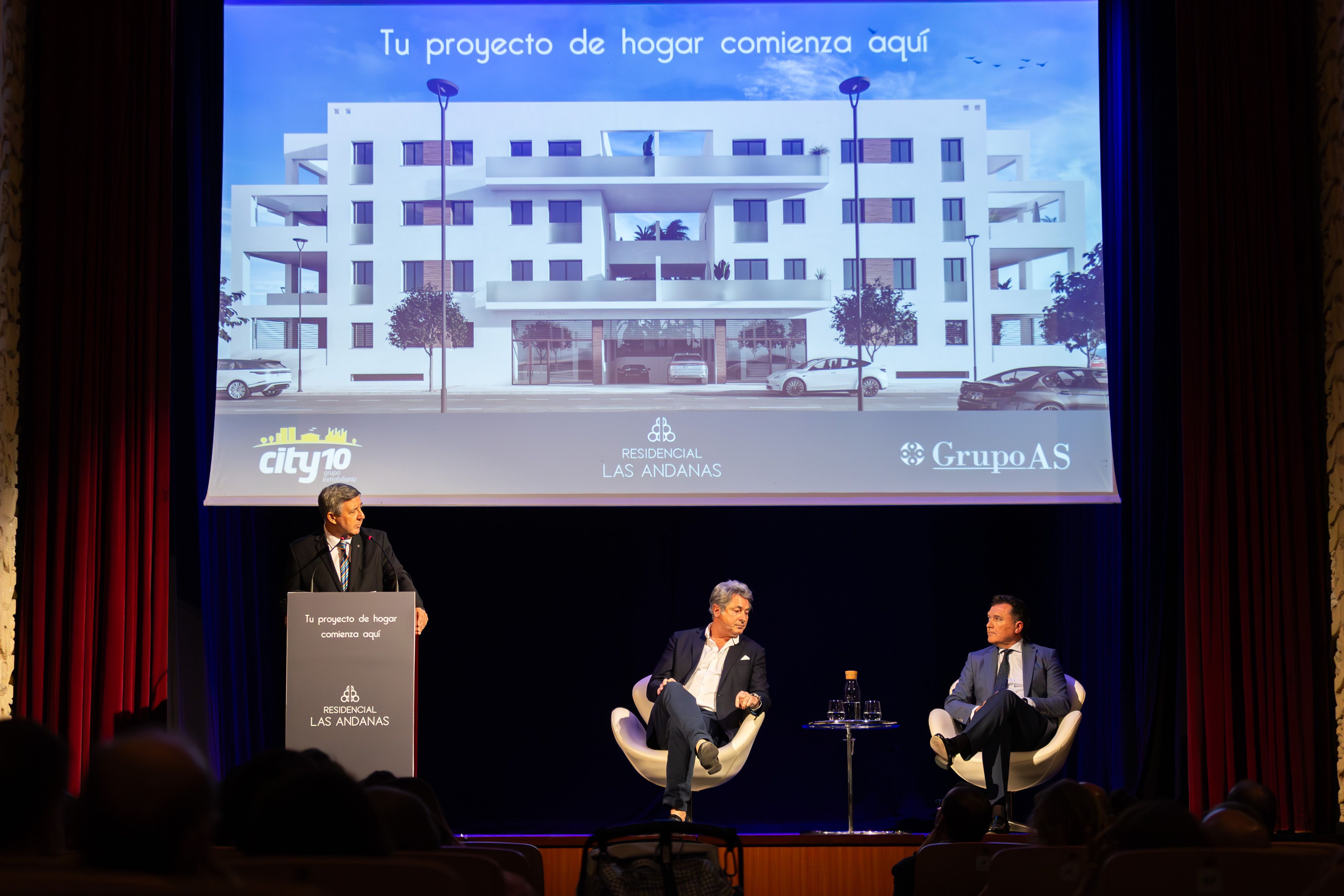 Presentación del residencial Las Andanas de City10 y GrupoAS, en una imagen reciente. Es una de las 7 promociones de obra nueva en Jerez con precios por debajo de 200.000 euros.