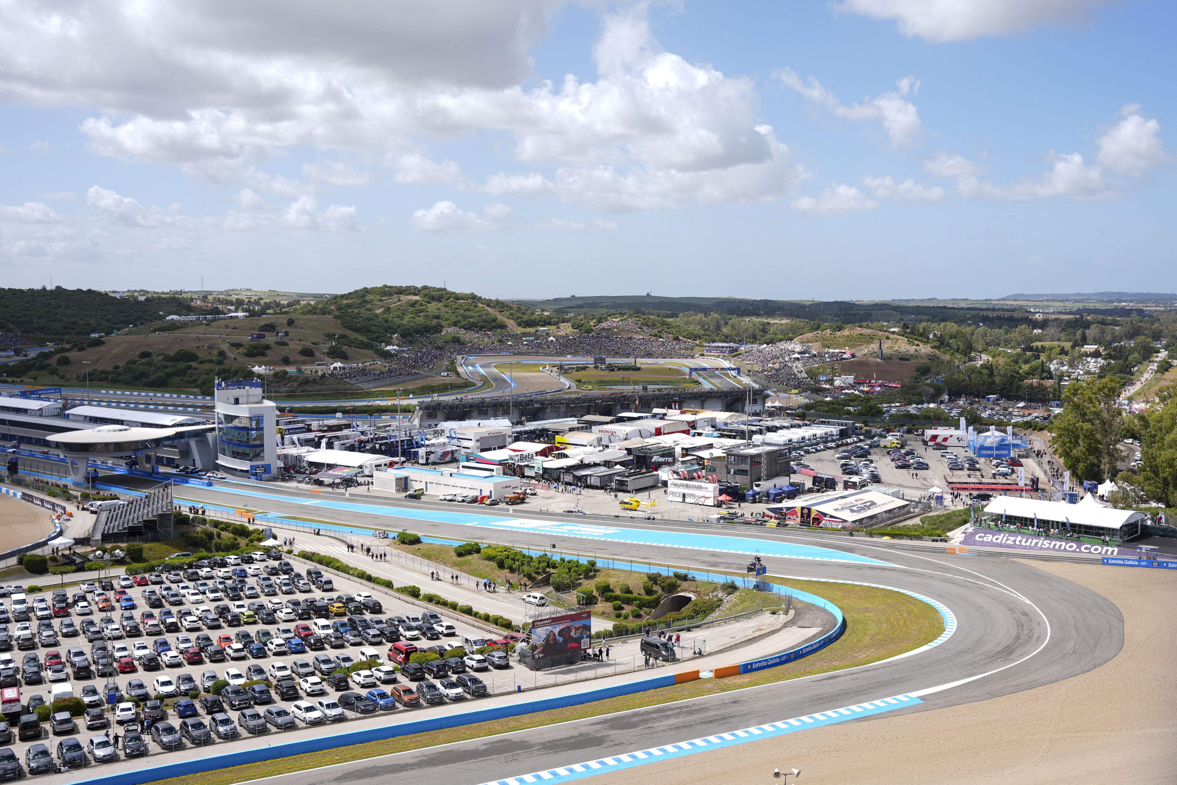 Una imagen del Circuito de Jerez durante el Gran Premio 2024.