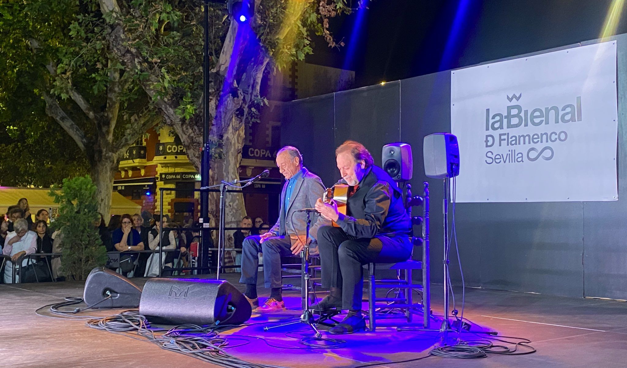 El Chozas, en la Bienal de Flamenco de Sevilla.