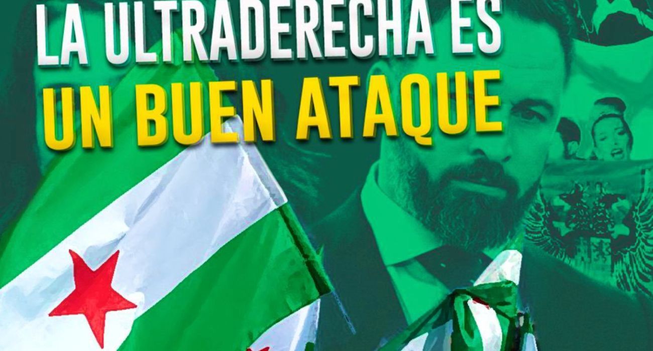Un cartel de Andalucía Adelante provoca la reacción de Vox.