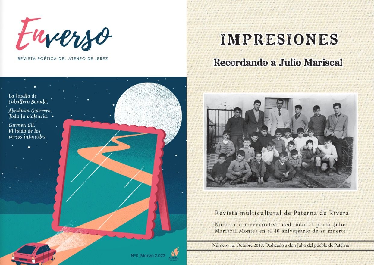 'Impresiones', 'EnVerso': historia de un hermanamiento. Las dos revistas, 'Impresiones' y 'Enverso'.
