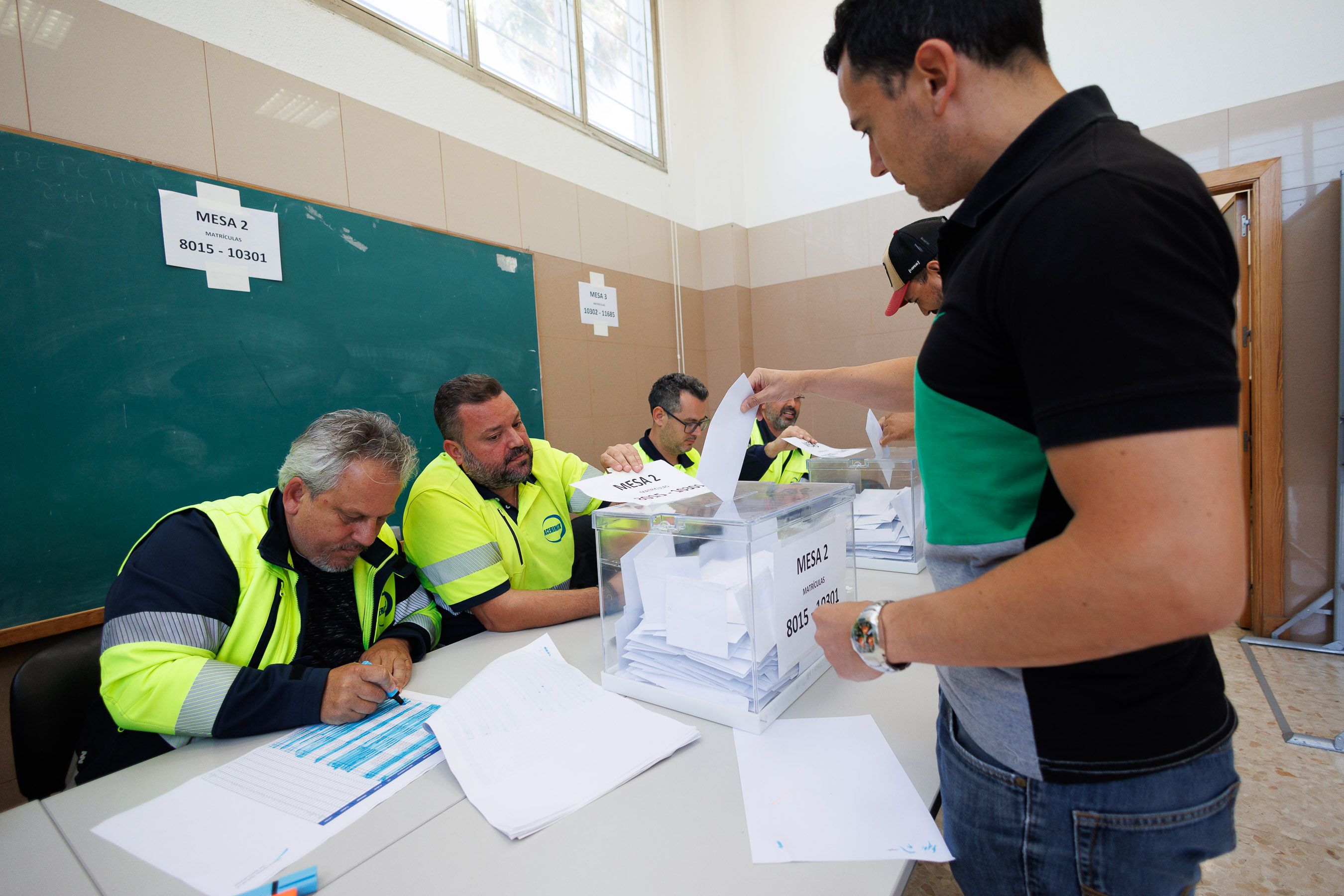 Elecciones en Acerinox, donde se votó en contra de la propuesta del CARL.