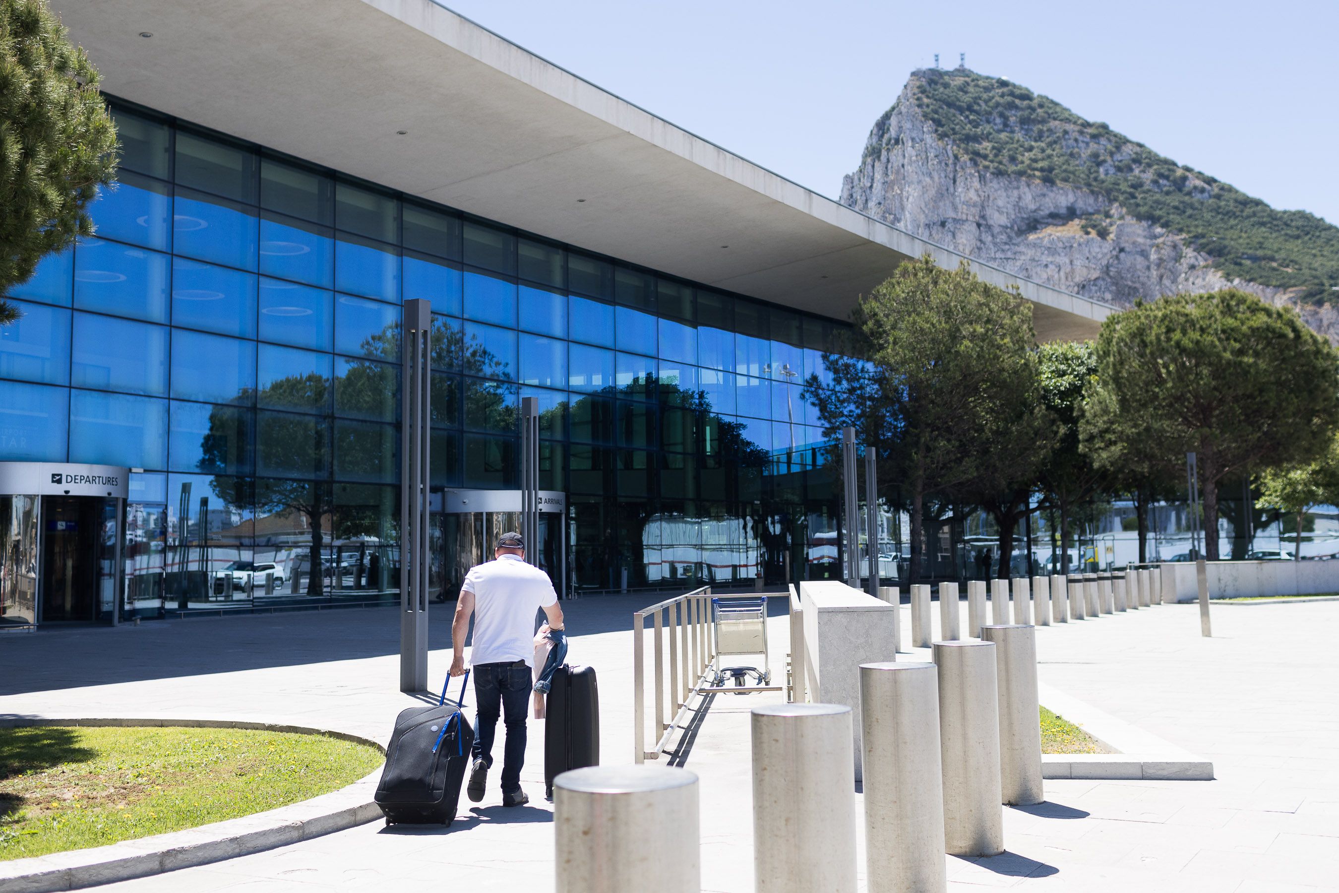 Aeropuerto de Gibraltar en una imagen reciente.