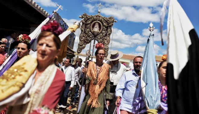 Domingo de Romería de la Hermandad de Jerez en El Rocío.
