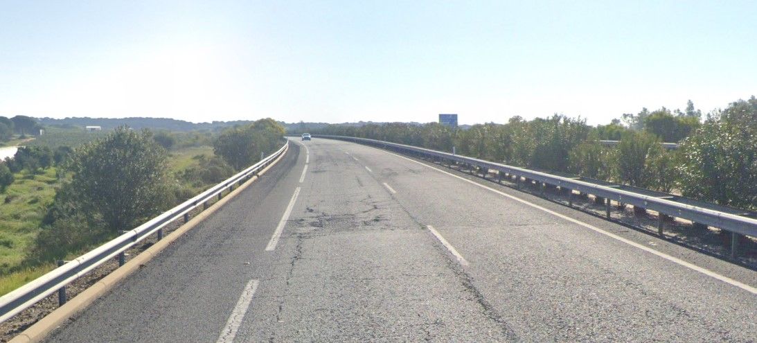 La Autovía del Centenario, la carretera que une Sevilla y Huelva.