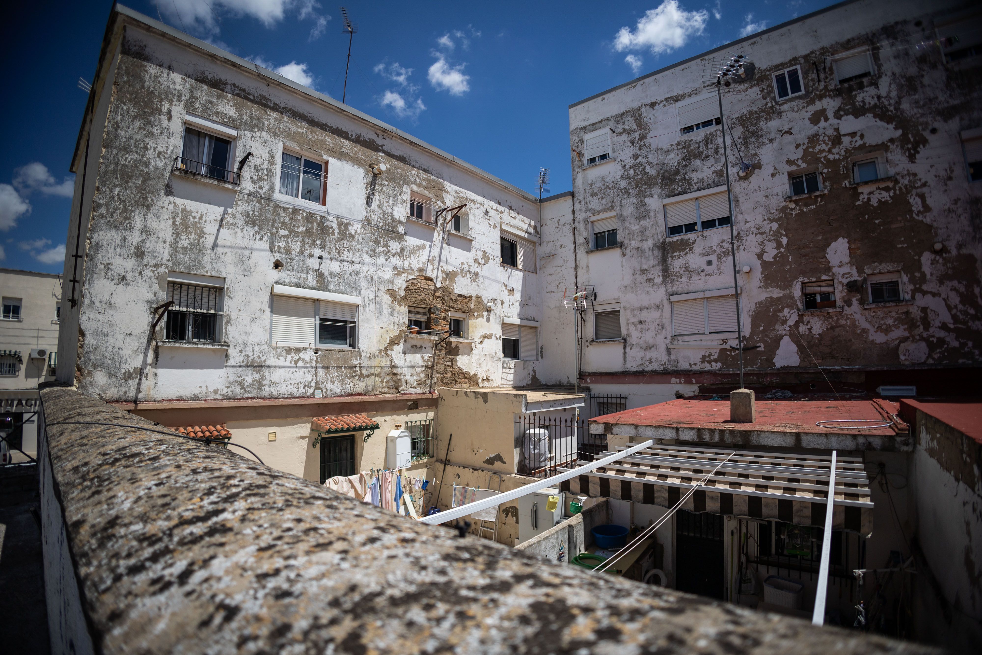 Bloques de la barriada de la Asunción de Jerez, en una imagen reciente.