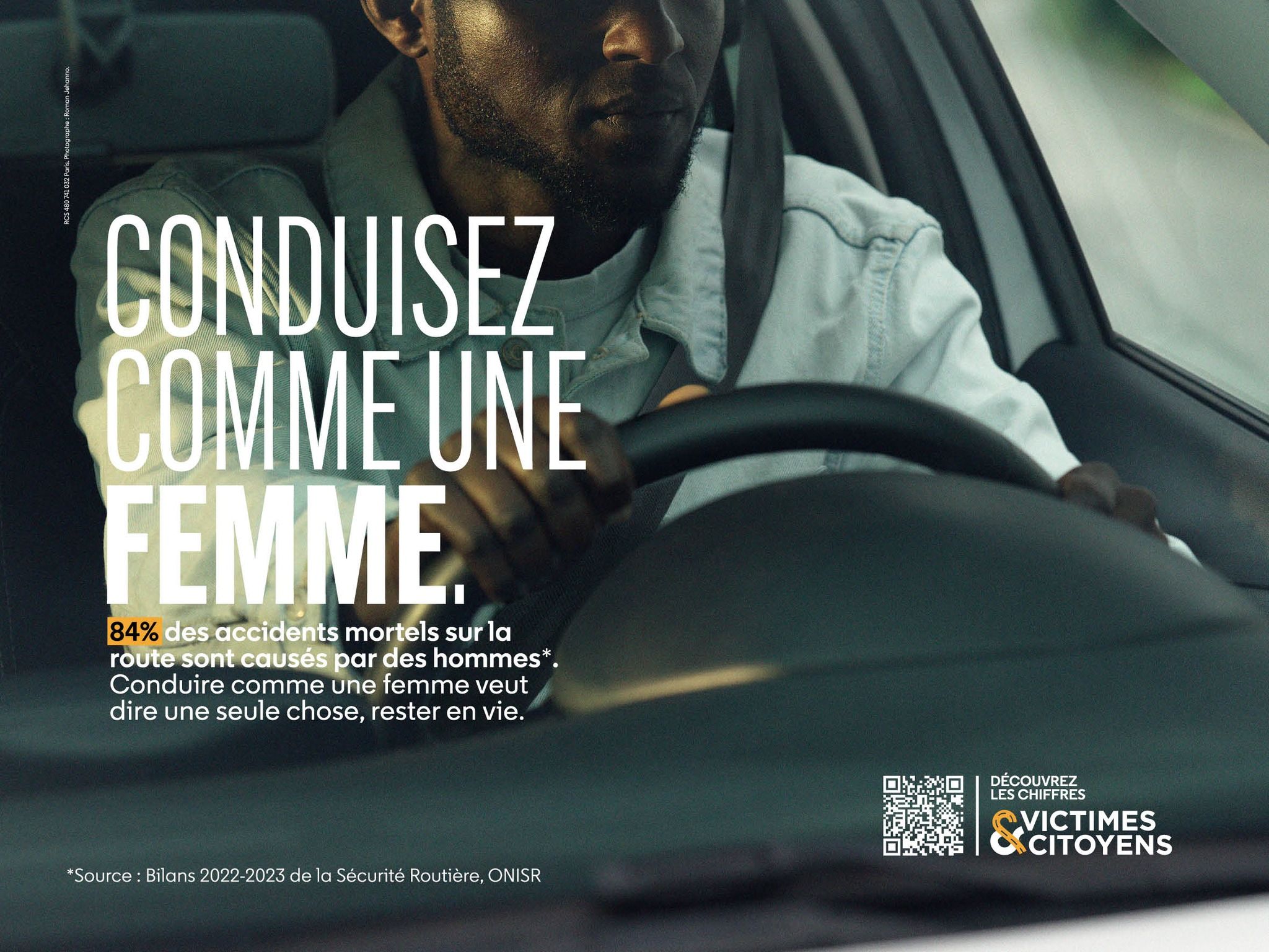 La campaña para conducir como las mujeres, en Francia.