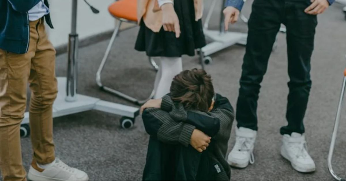 Imagen de una situación de violencia escolar.