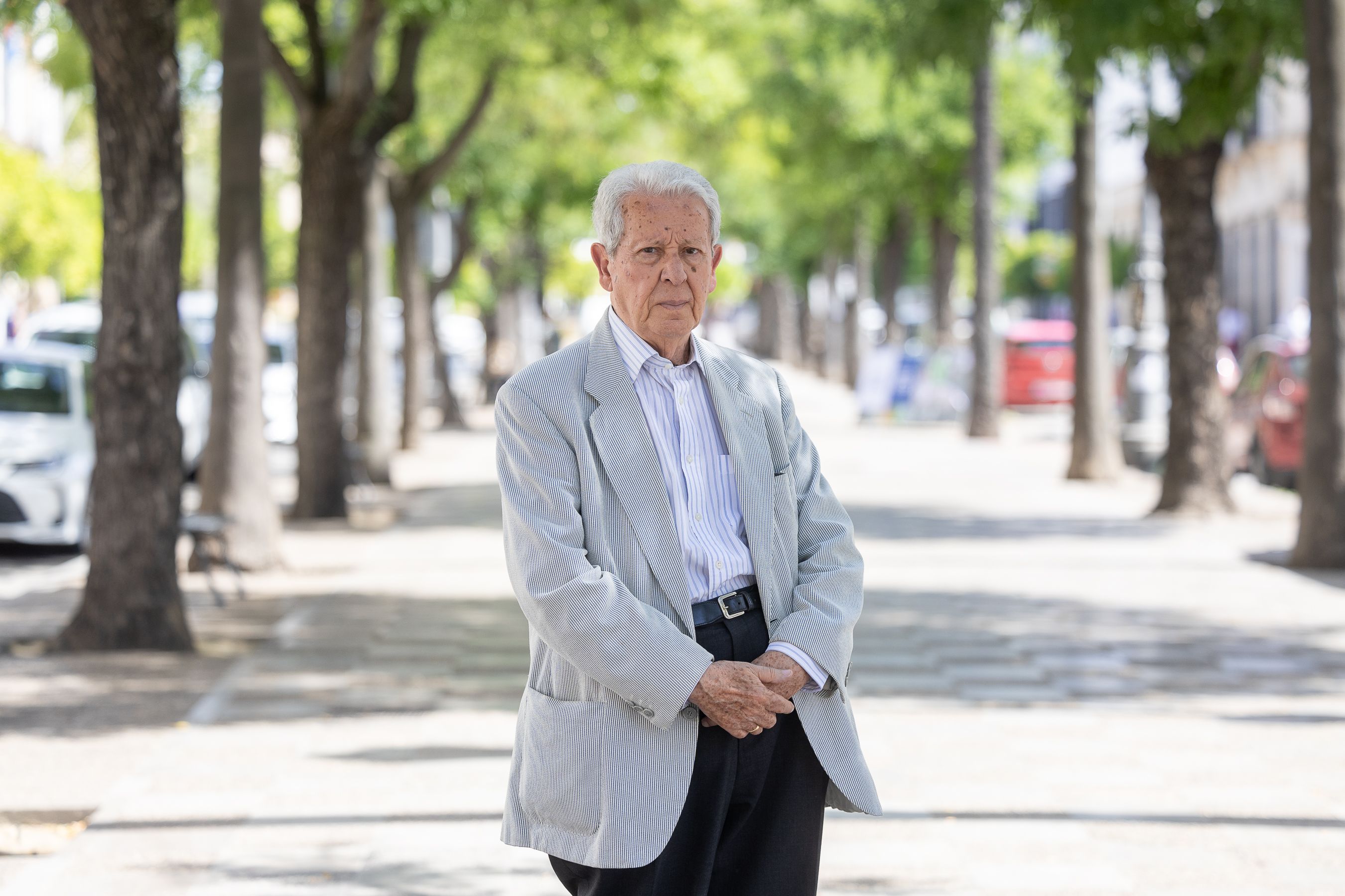 El comisario de la Magna en la Alameda Cristina.