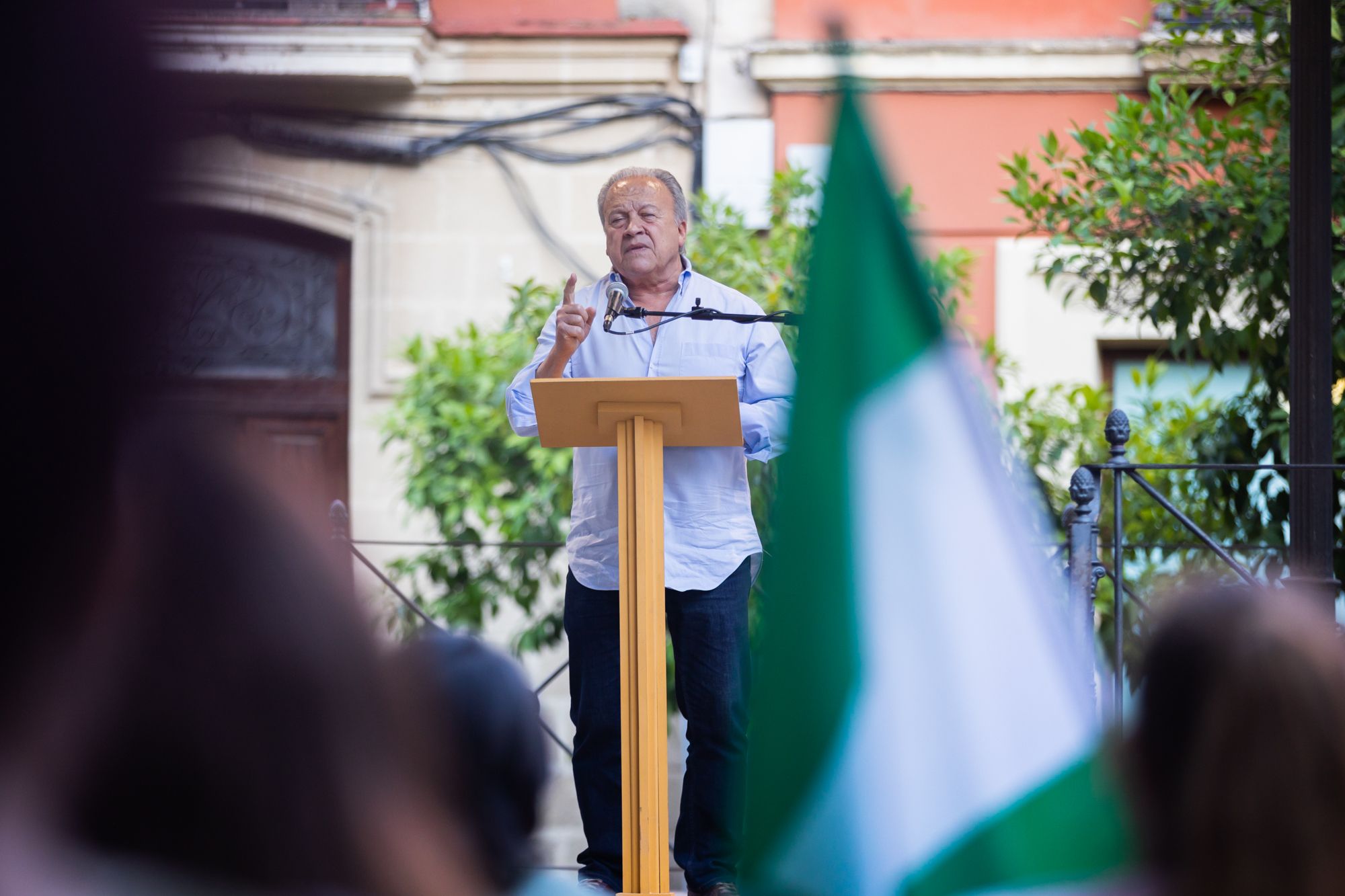 Pedro Pacheco durante su intervención.