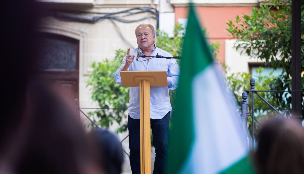 Pedro Pacheco durante su intervención.