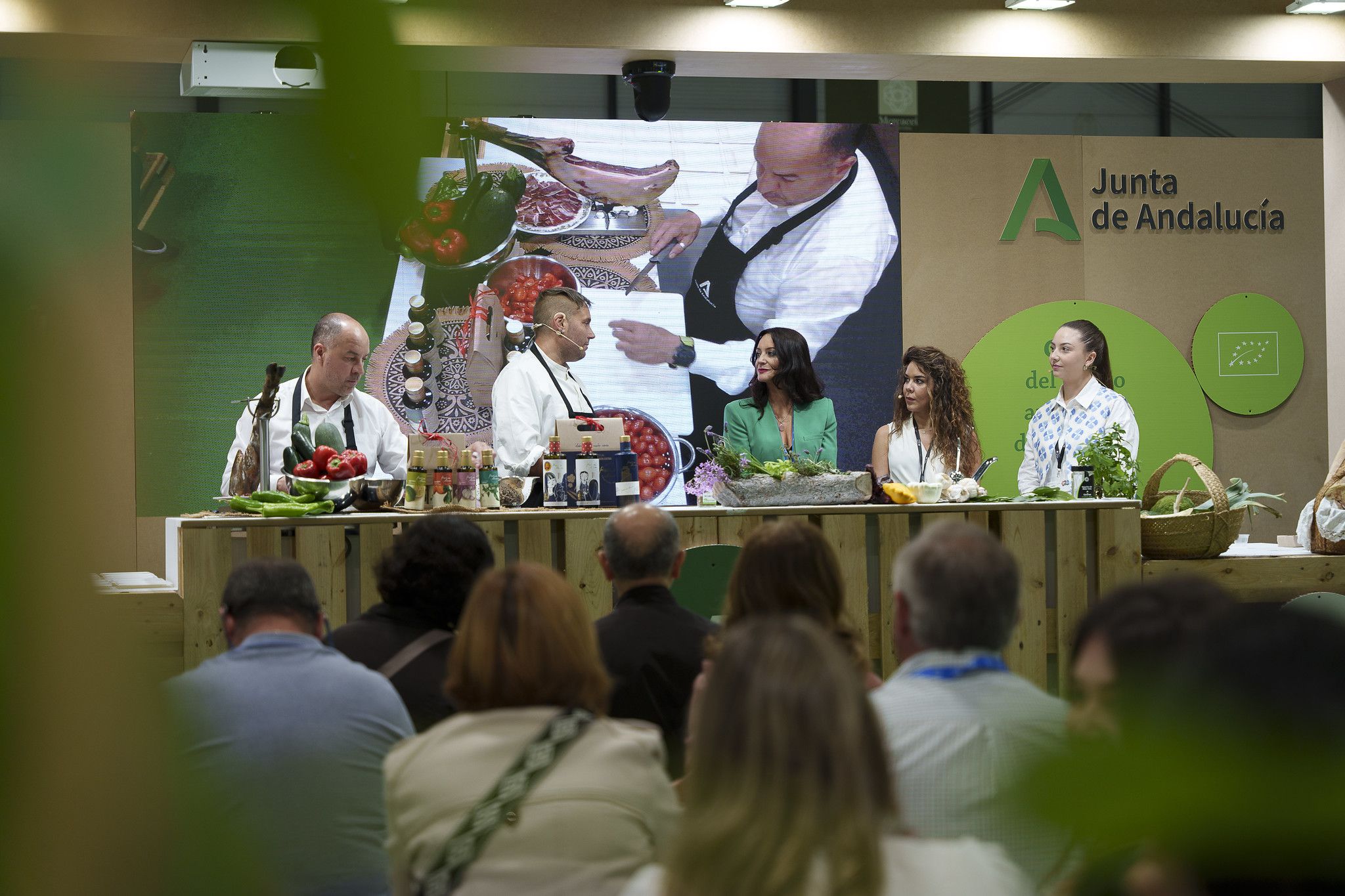 El stand de Andalucía en la feria Organic Food durante la edición anterior.