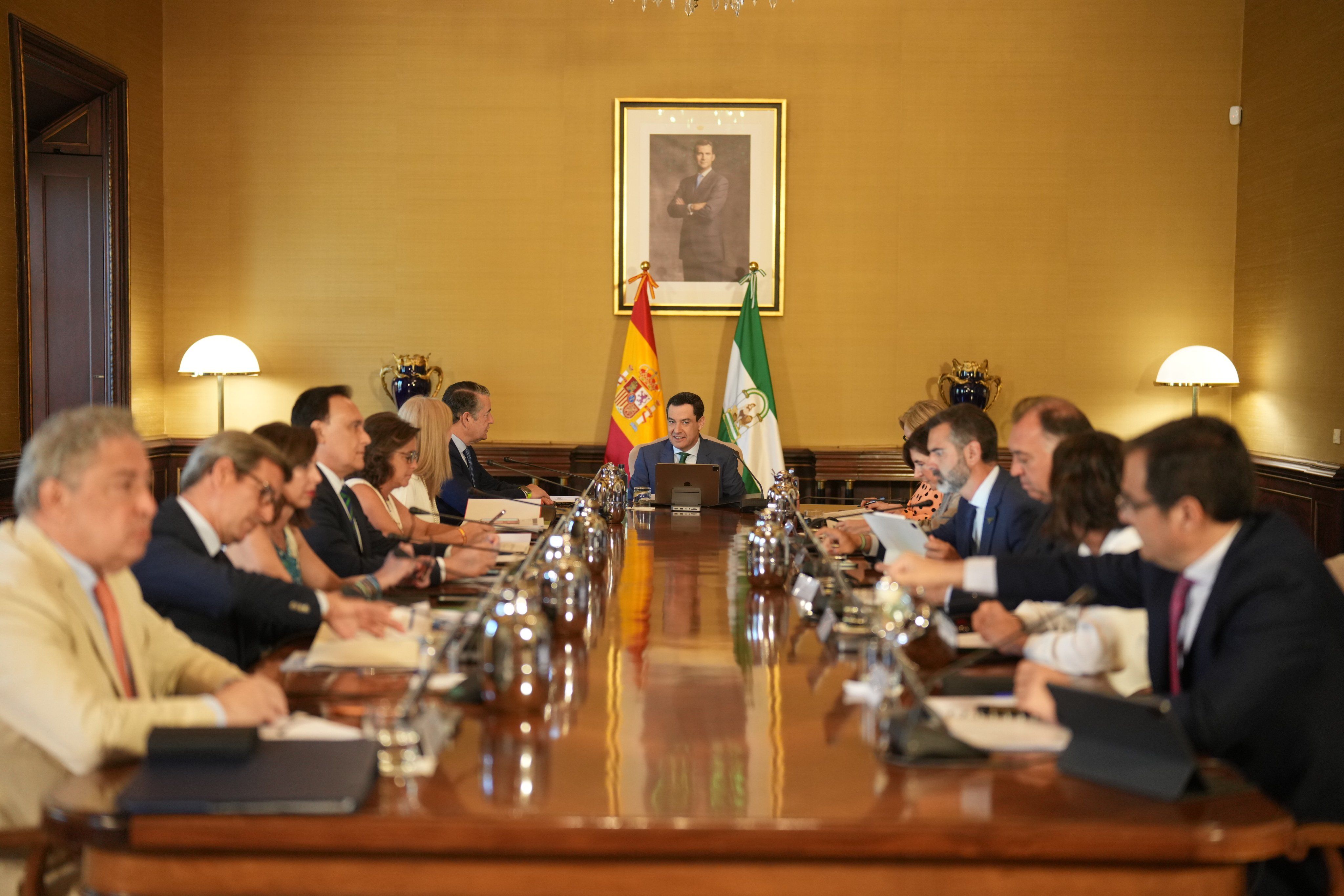 Reunión del Consejo de Gobierno de la Junta de Andalucía este martes.