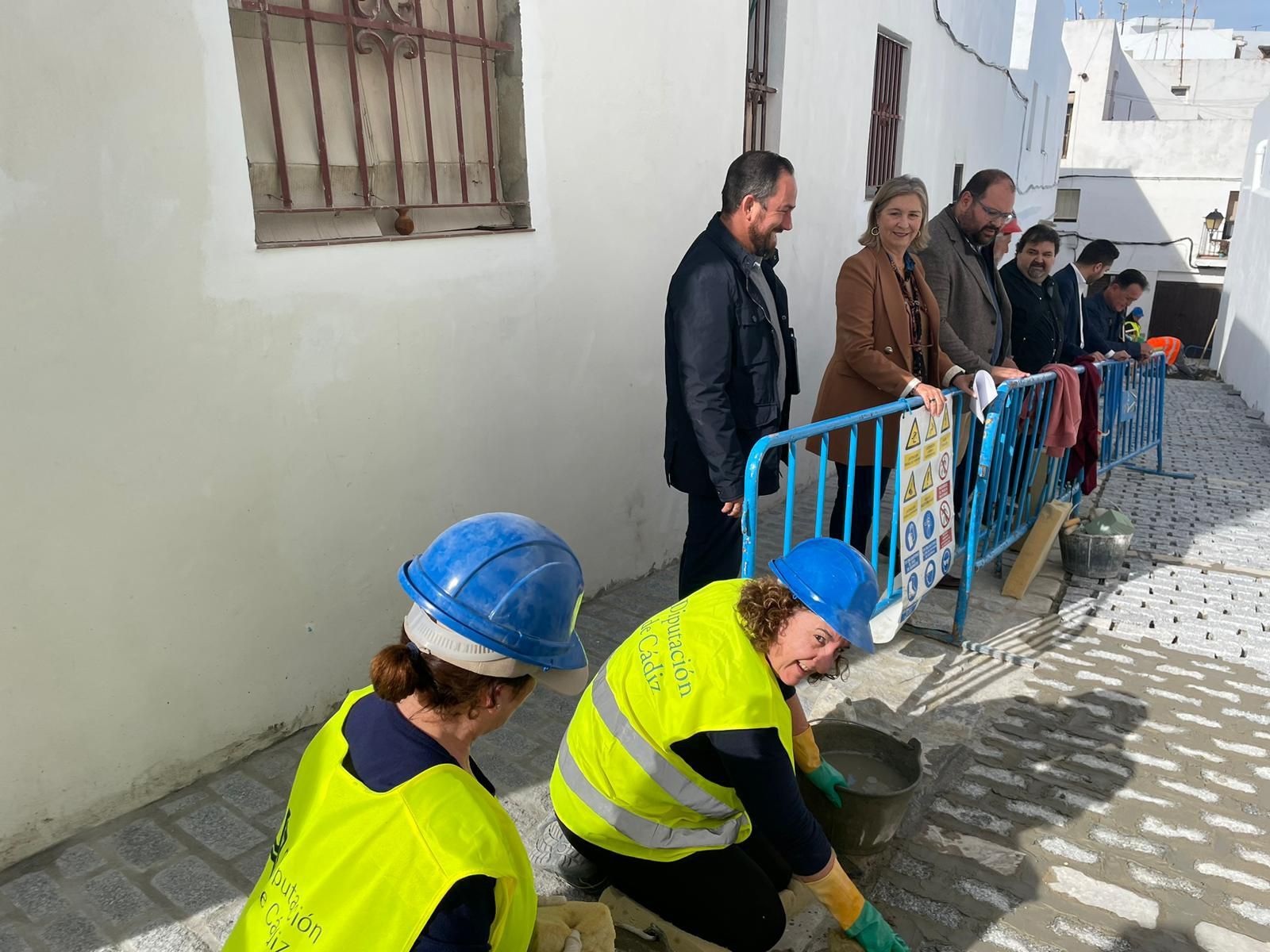 Una de las obras que se ejecutan con el programa PFEA.