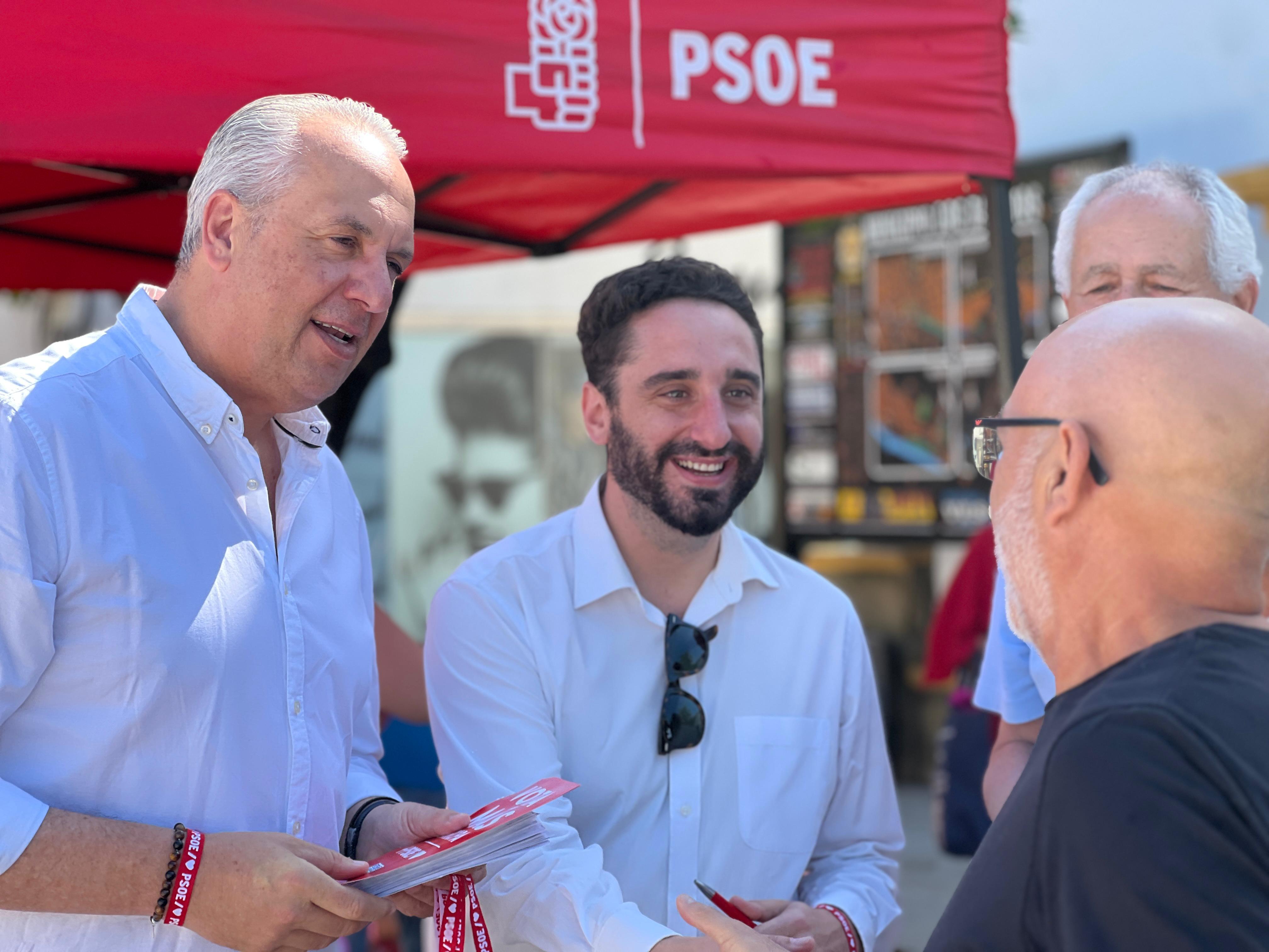 Ruiz Boix en un acto electoral el PSOE.