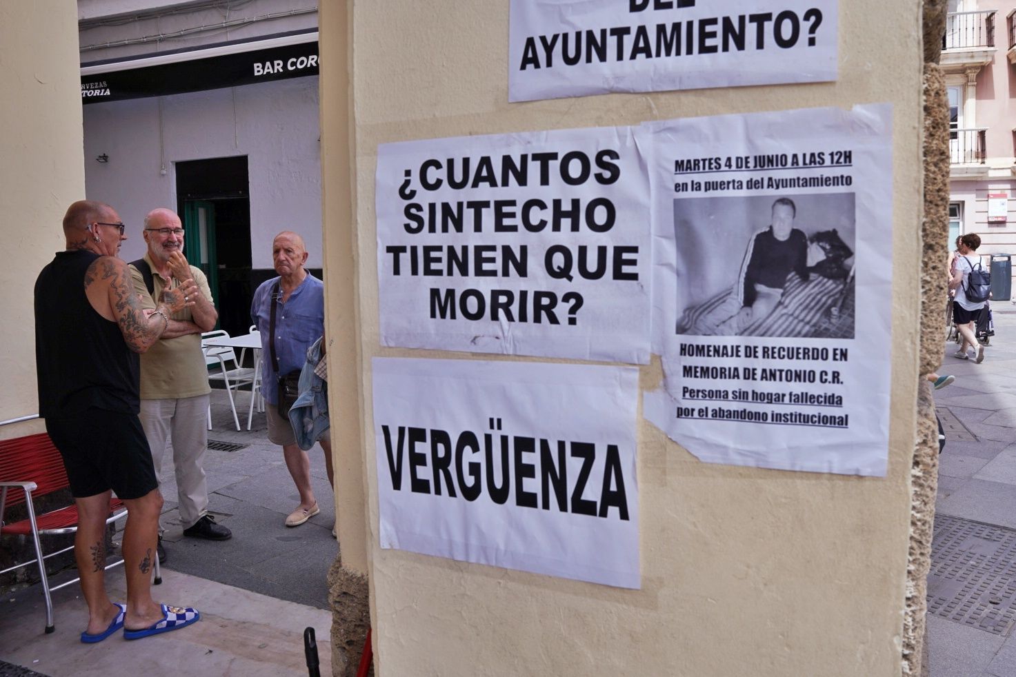 Manifestación Escalera Capuchino