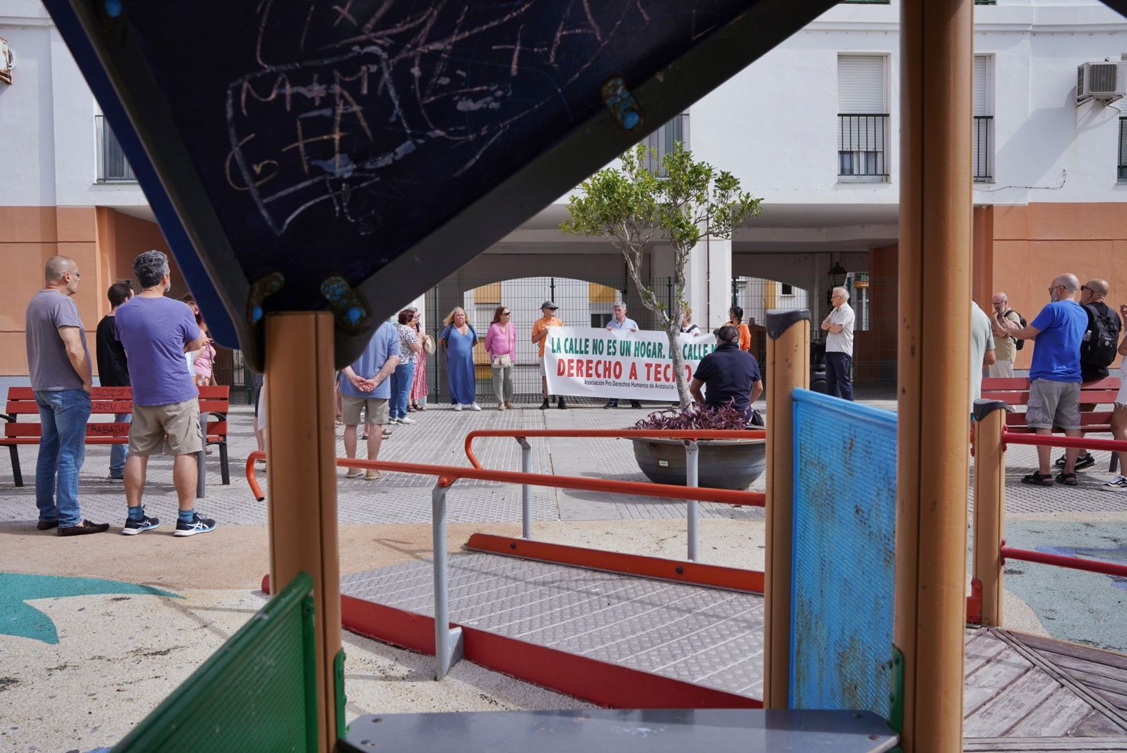 Manifestación Escalera Capuchino