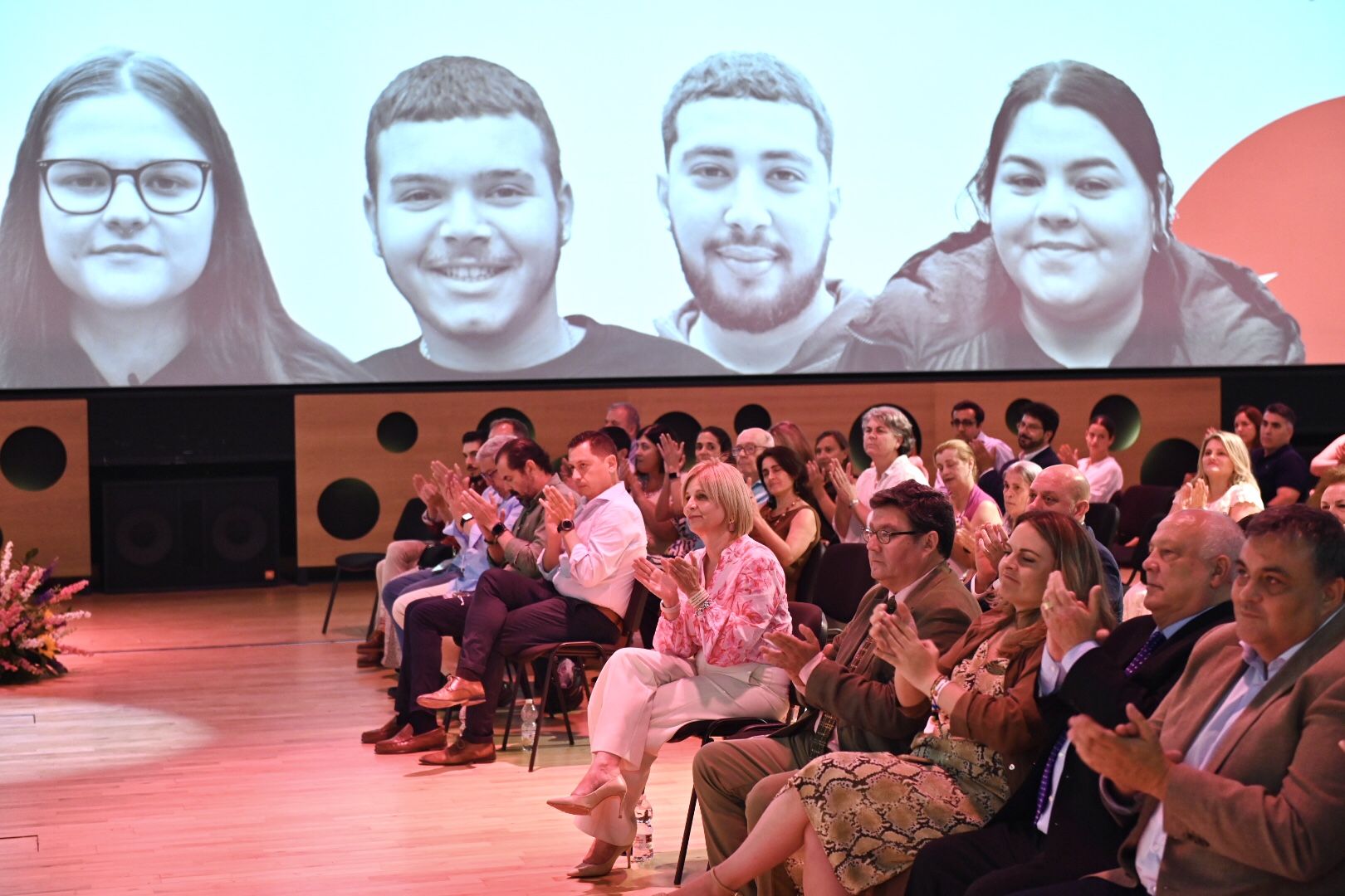 La Atalaya durante la celebración del acto de Don Bosco con la presencia de la alcaldesa.