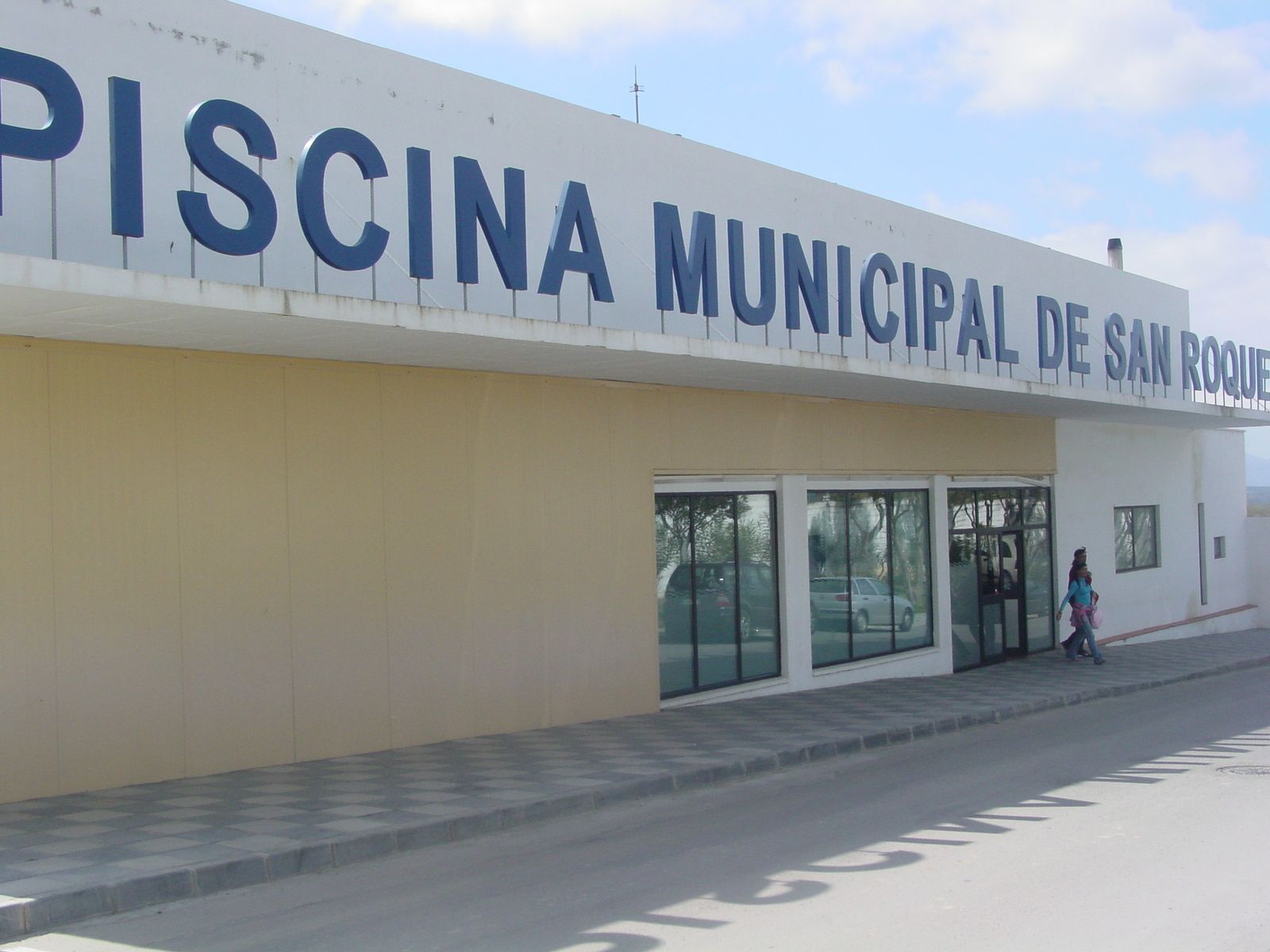 Piscina municipal de San Roque, donde habrá movilizaciones para la readmisión de un trabajador despedido.