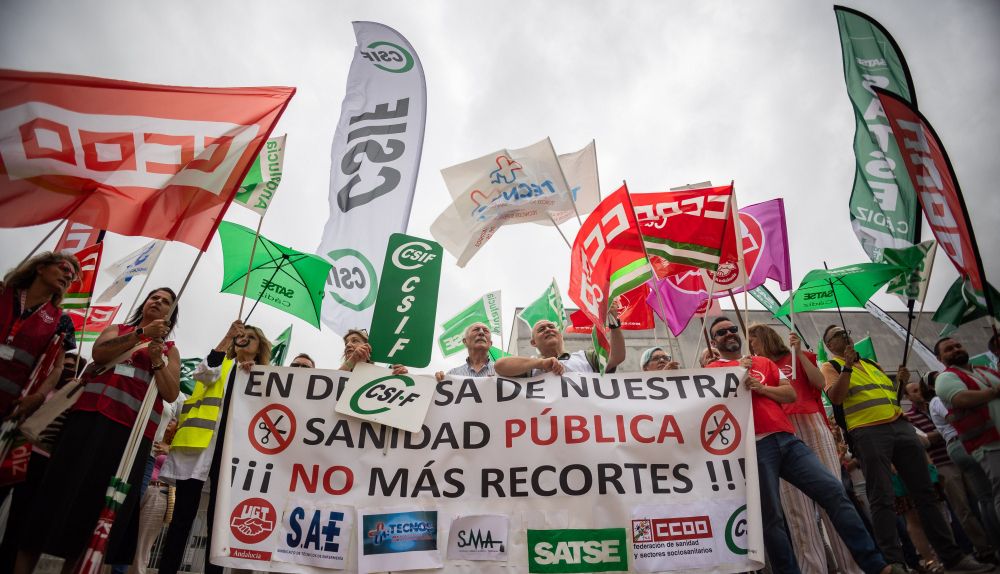 PROTESTAS CENTRO DE SALUD LA MILAGROSA 3
