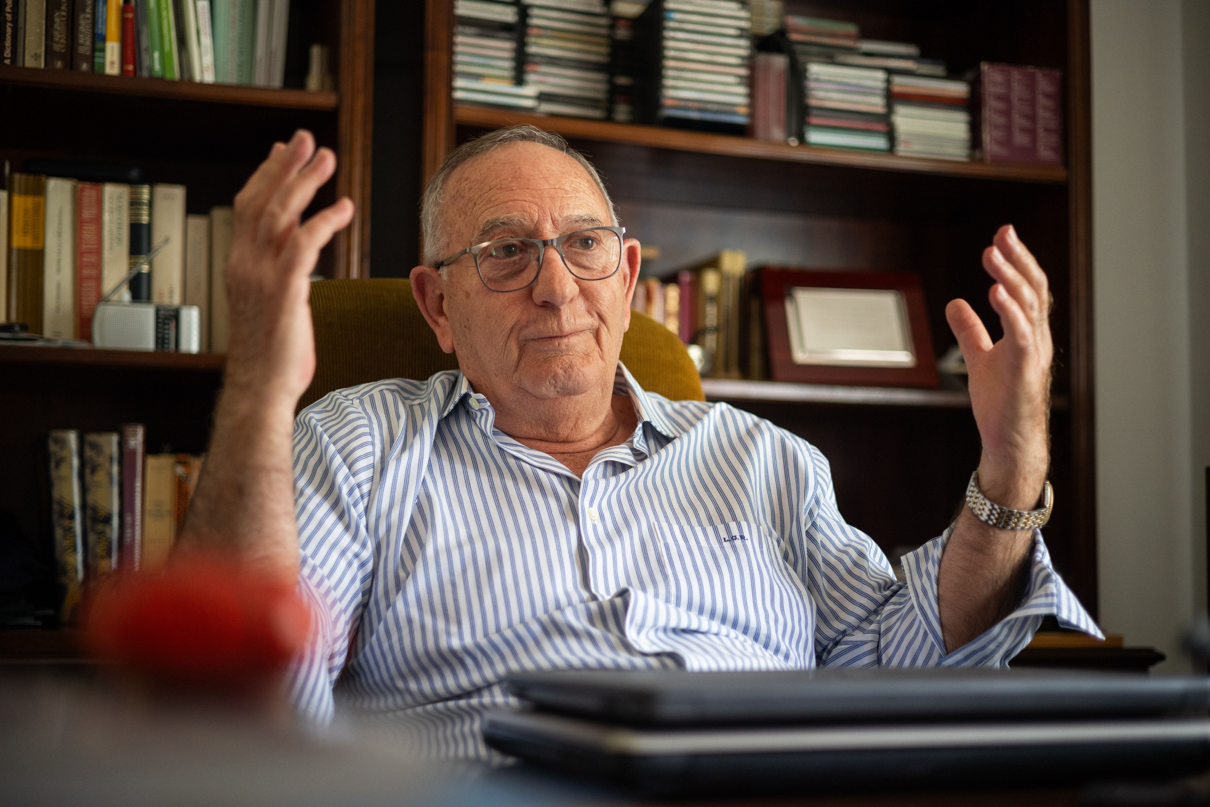 García Ruiz es muy crítico con la situación política actual.