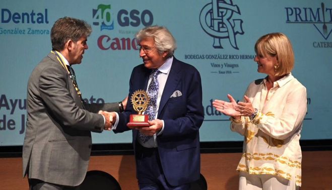 El músico jerezano recibe el Premio Jerezano del año.