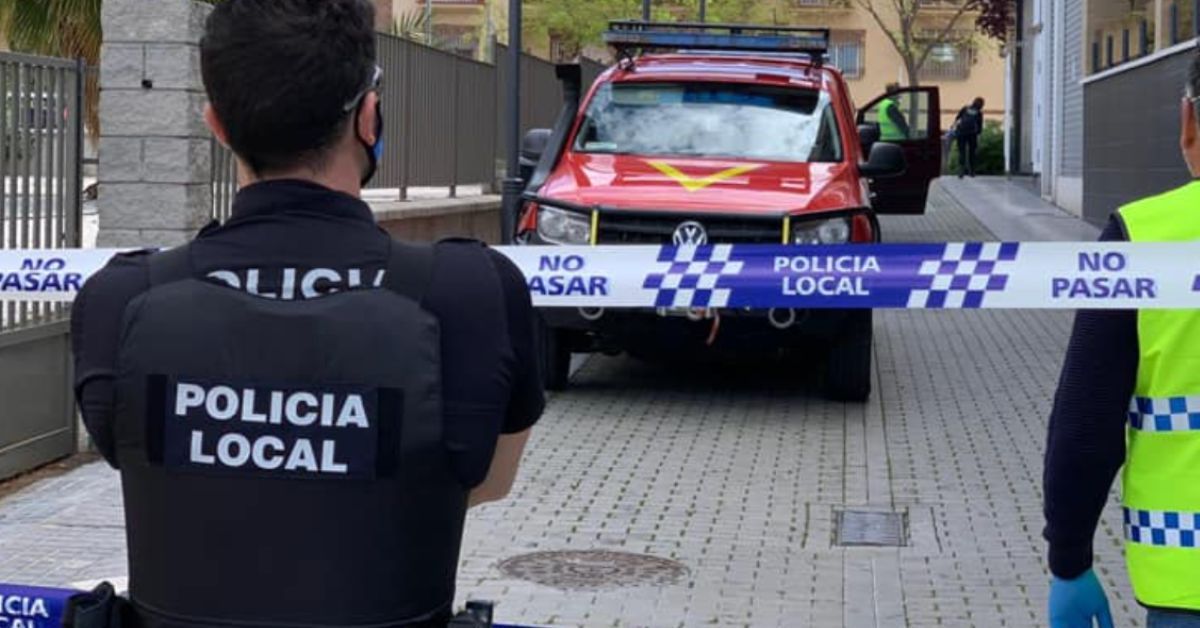 Imagen de archivo de una intervención de la Policía Local de Maracena (Granada).