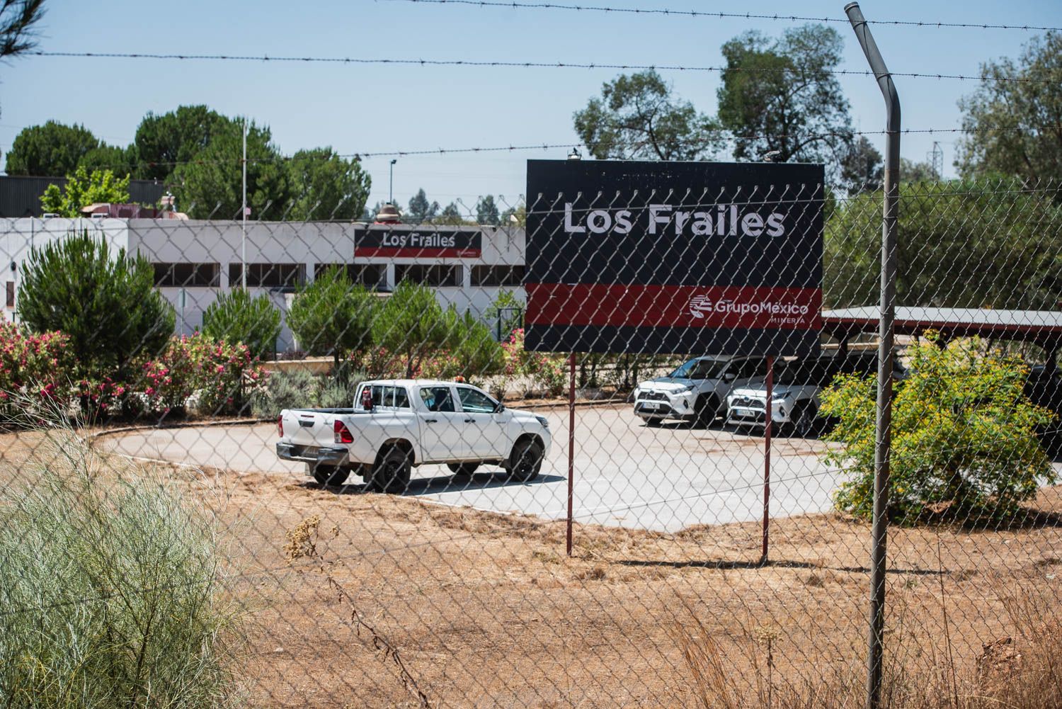 Las instalaciones de la mina de Aznalcóllar.