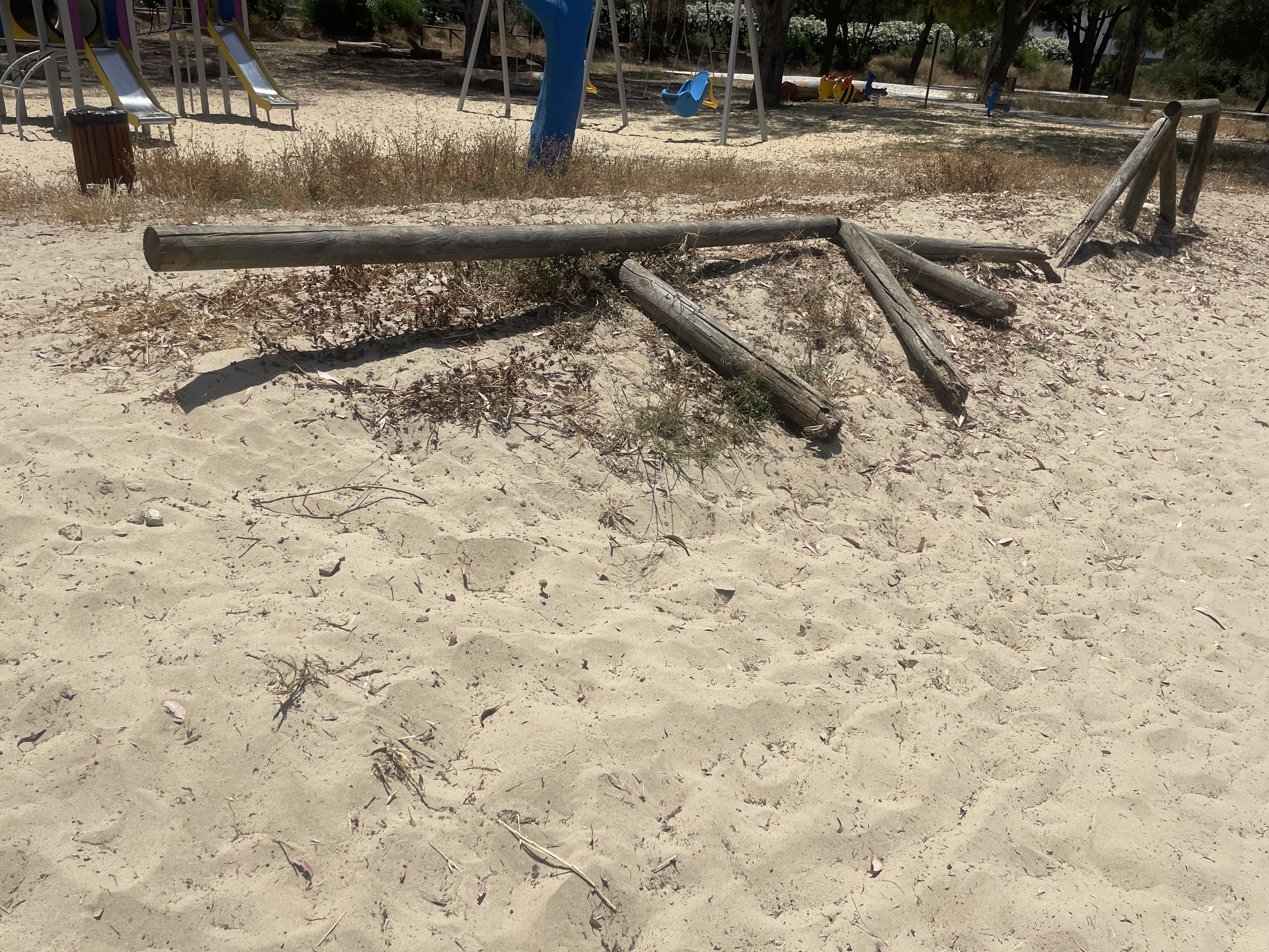 Imagen difundida por Andalucía Por Sí esta semana que muestra el estado de la playa en Puerto Real.