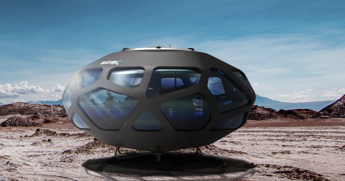 Una capsula similar a la que realizará viajes espaciales desde Sevilla.