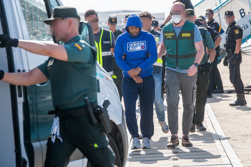 Un detenido por narcotráfico en el puerto de Cádiz.