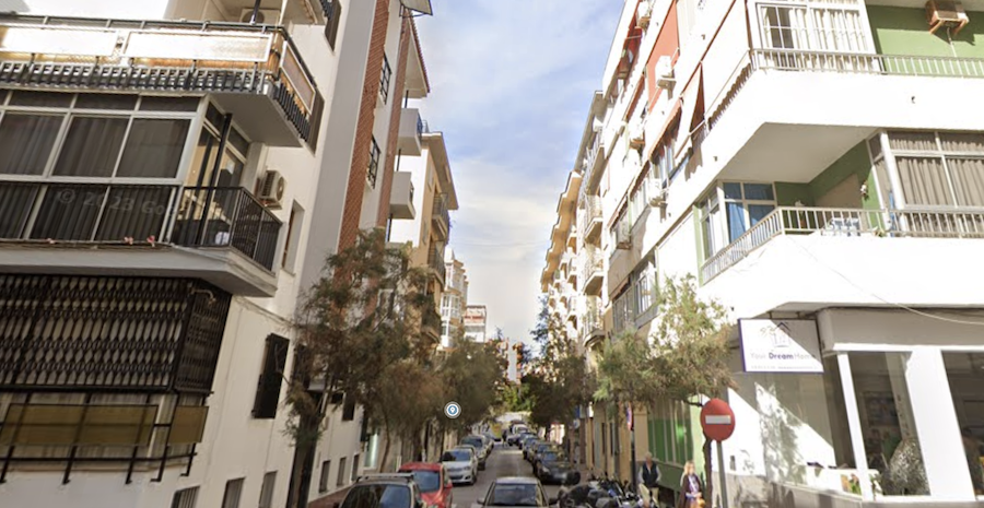 Calle de Fuengirola donde tiene lugar uno de los crímenes machistas.