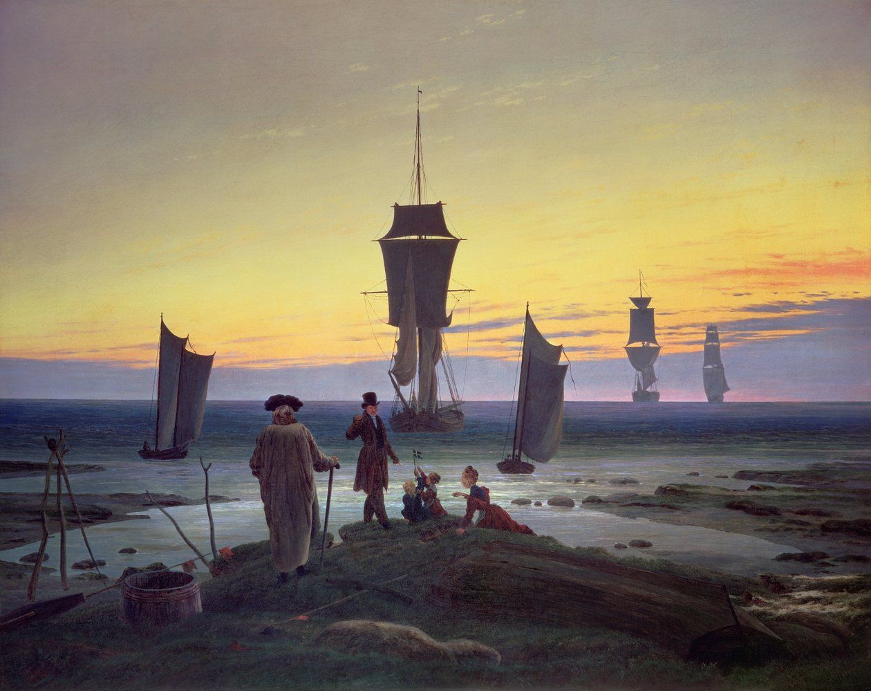 'Las etapas de la vida'. Obra de Caspar David Friedrich.