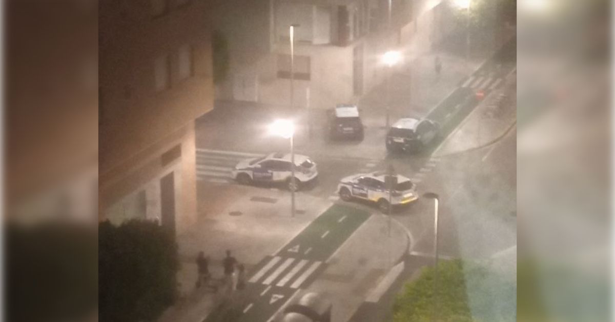 Incidente nocturno en Cádiz.