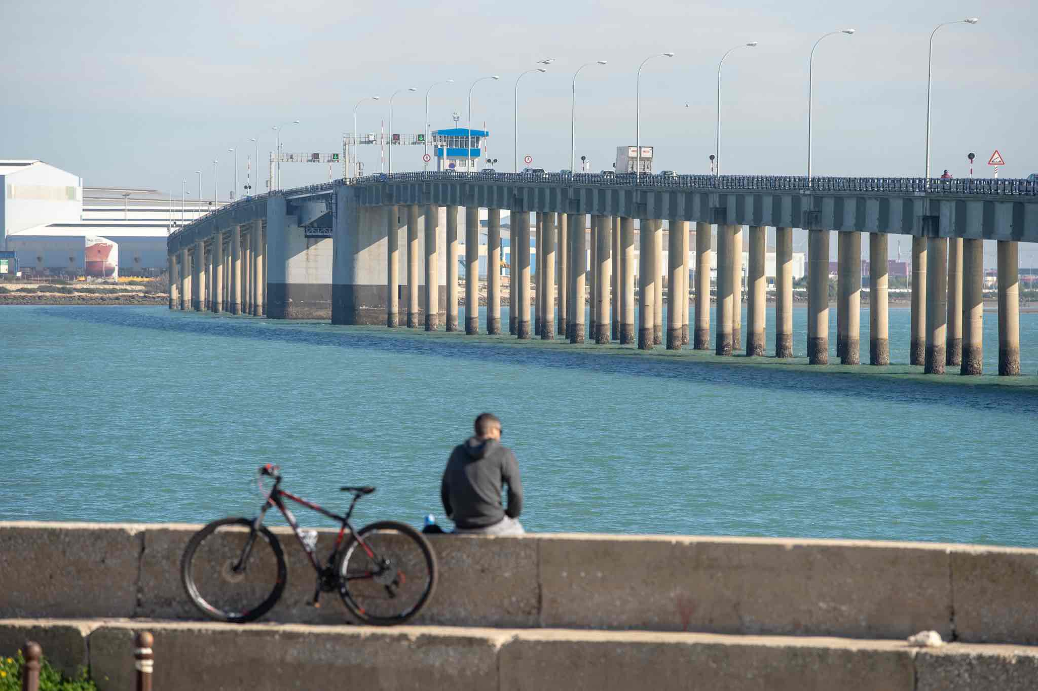 El puente Carranza, que une Cádiz y Puerto Real, en una imagen de archivo.