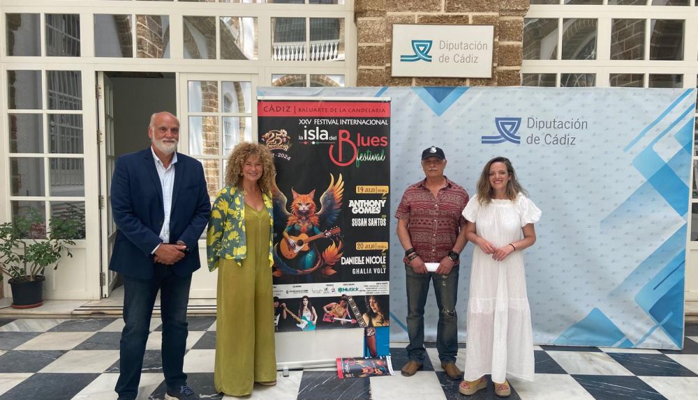Presentacion del Festival La Isla del Blues en el Palacio Provincial