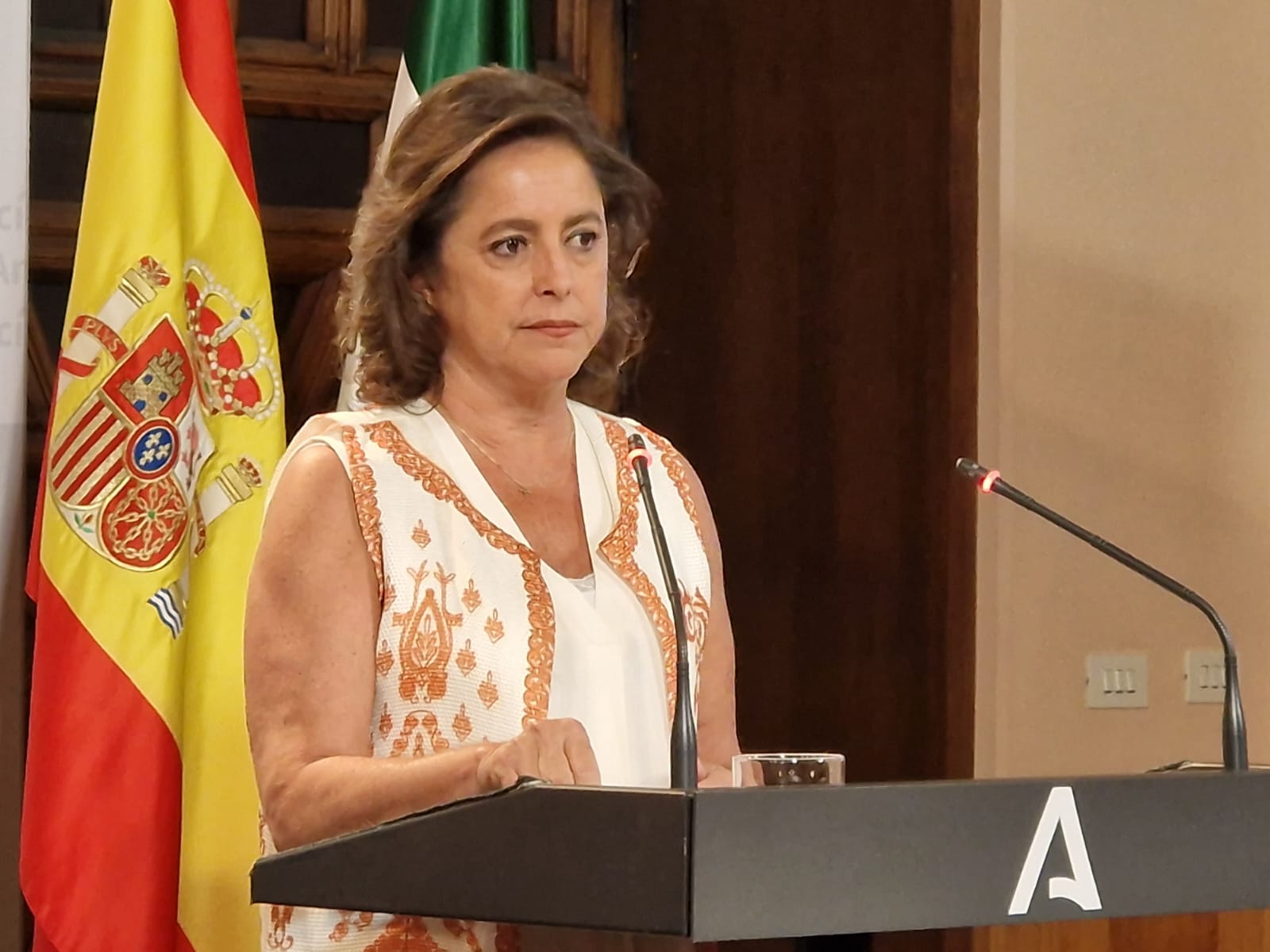 Catalina García, consejera Salud de la Junta de Andalucía y responsable del SAS.