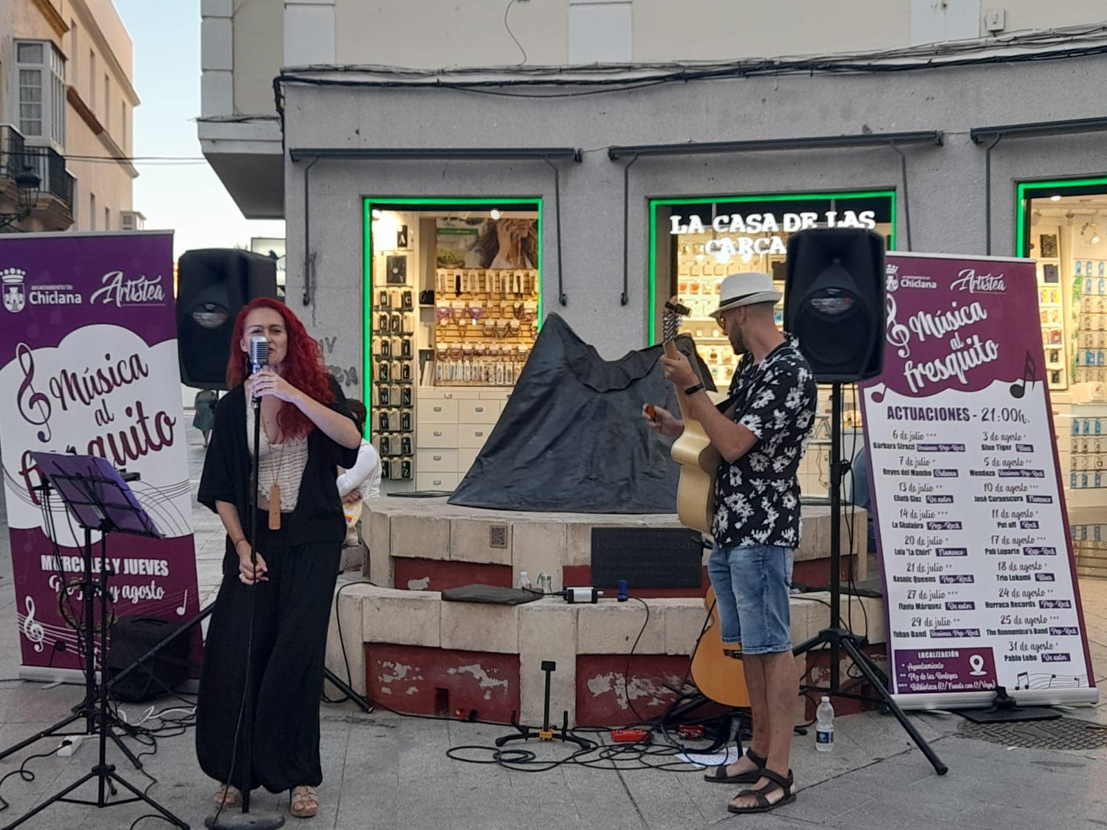 Una edición pasada de Música al fresquito, iniciativa para visibilizar a los artistas locales en Chiclana.