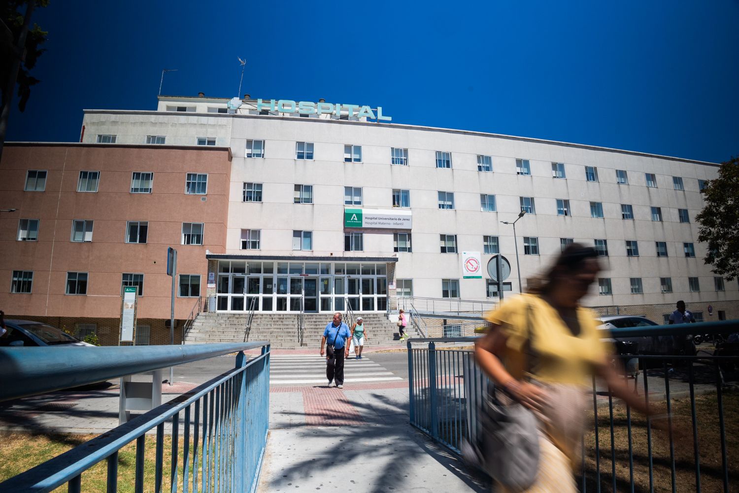 El Hospital de Jerez en una fotografía reciente. 