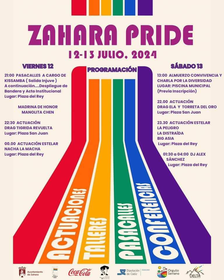 Cartel de Zahara Pride.