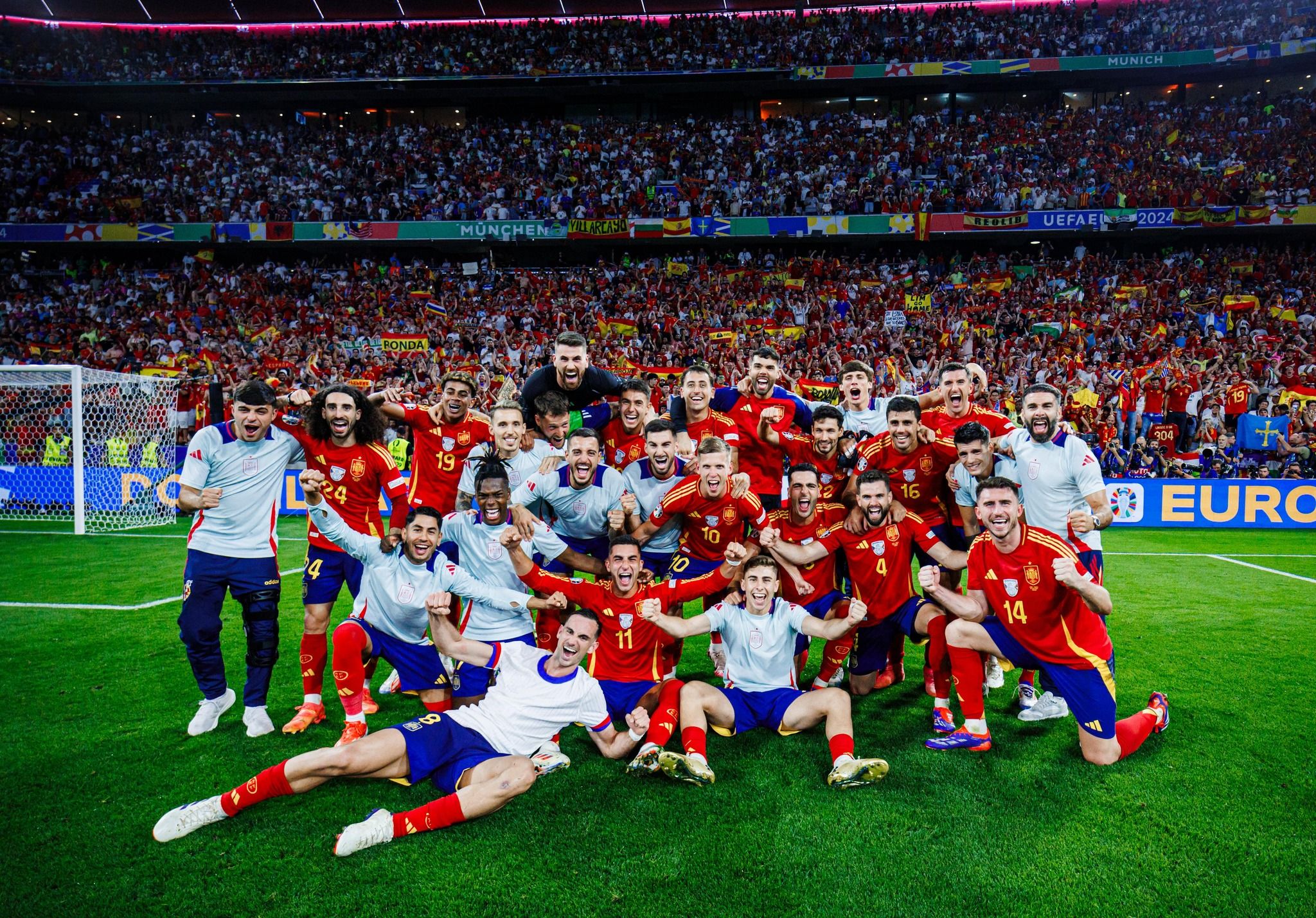 Habrá pantallas para ver el partido de España contra Inglaterra el próximo domingo.
