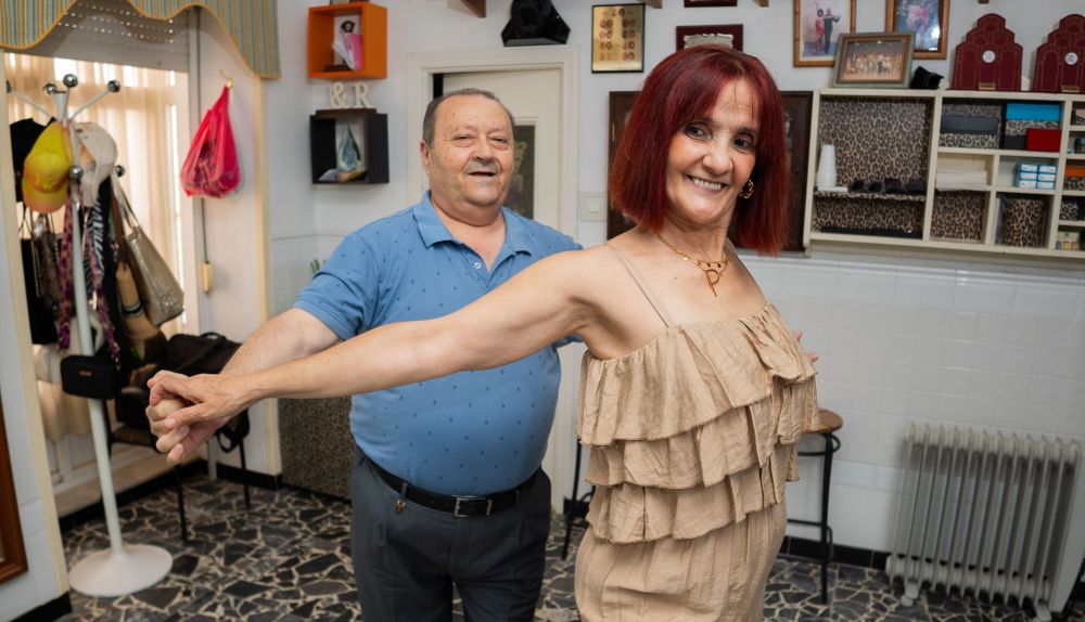 La pareja lleva casi 30 años bailando.