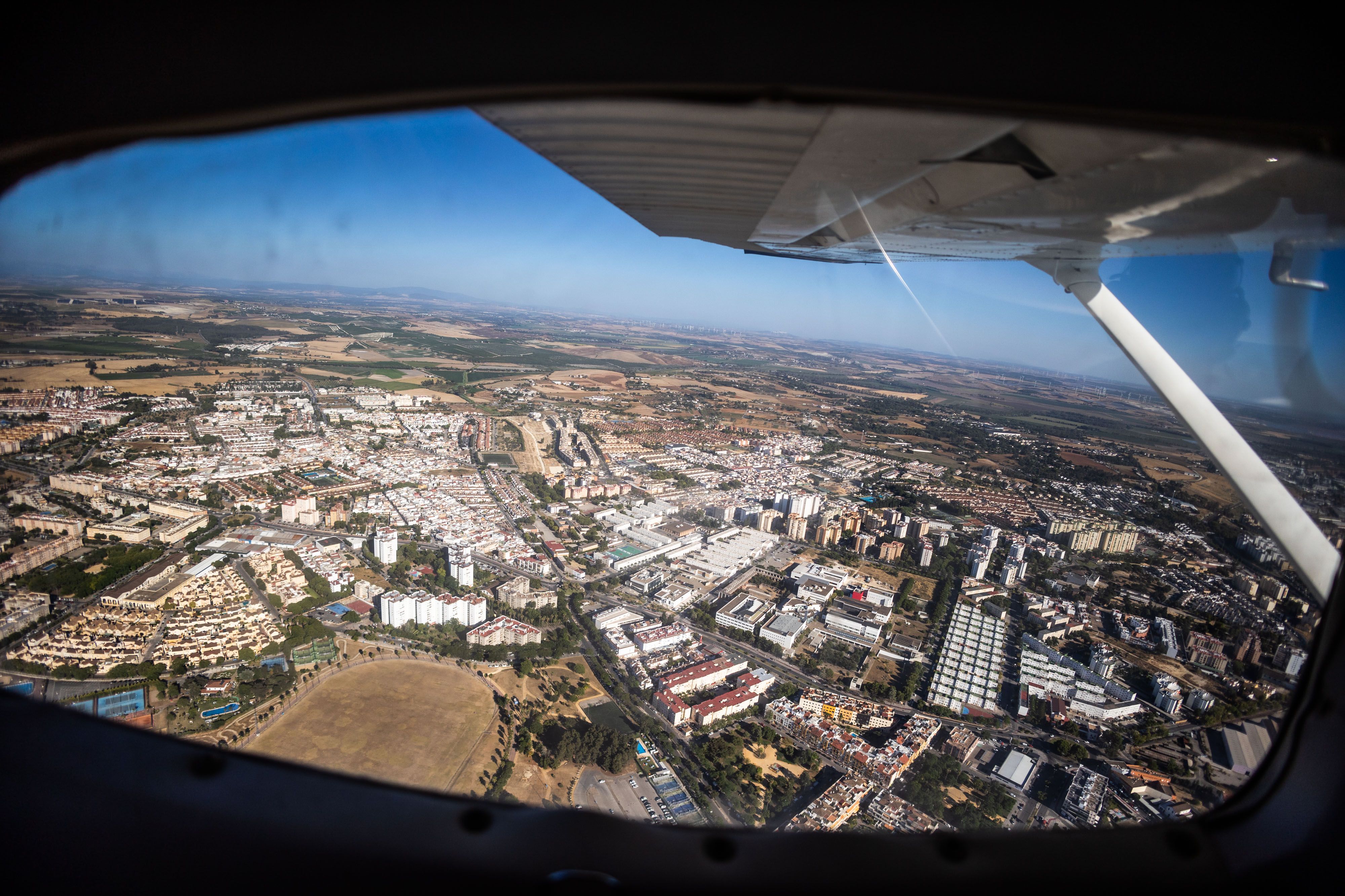 Jerez vista desde el aire.