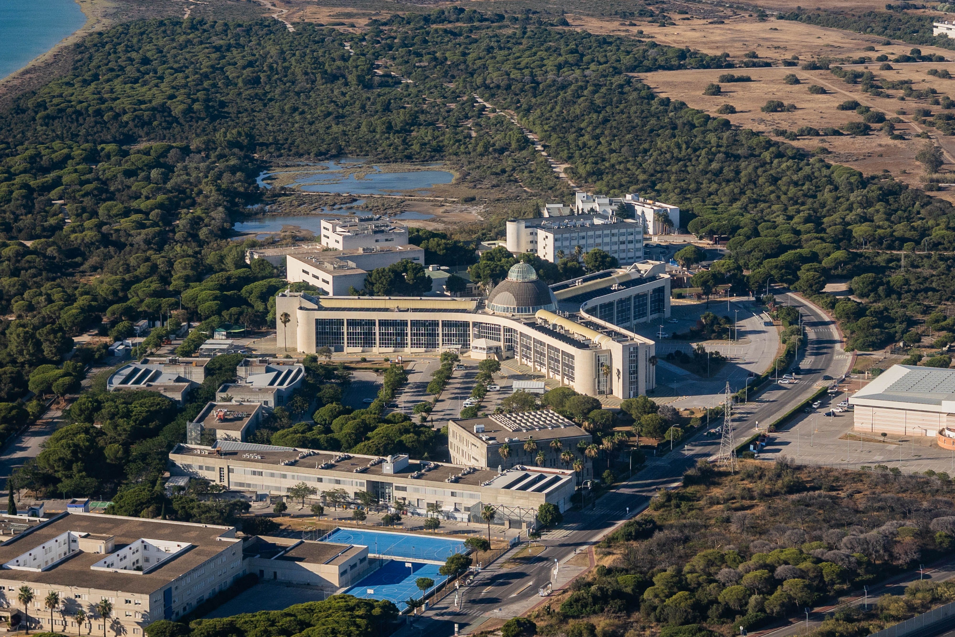 El campus de la Universidad de Cádiz en Puerto Real.