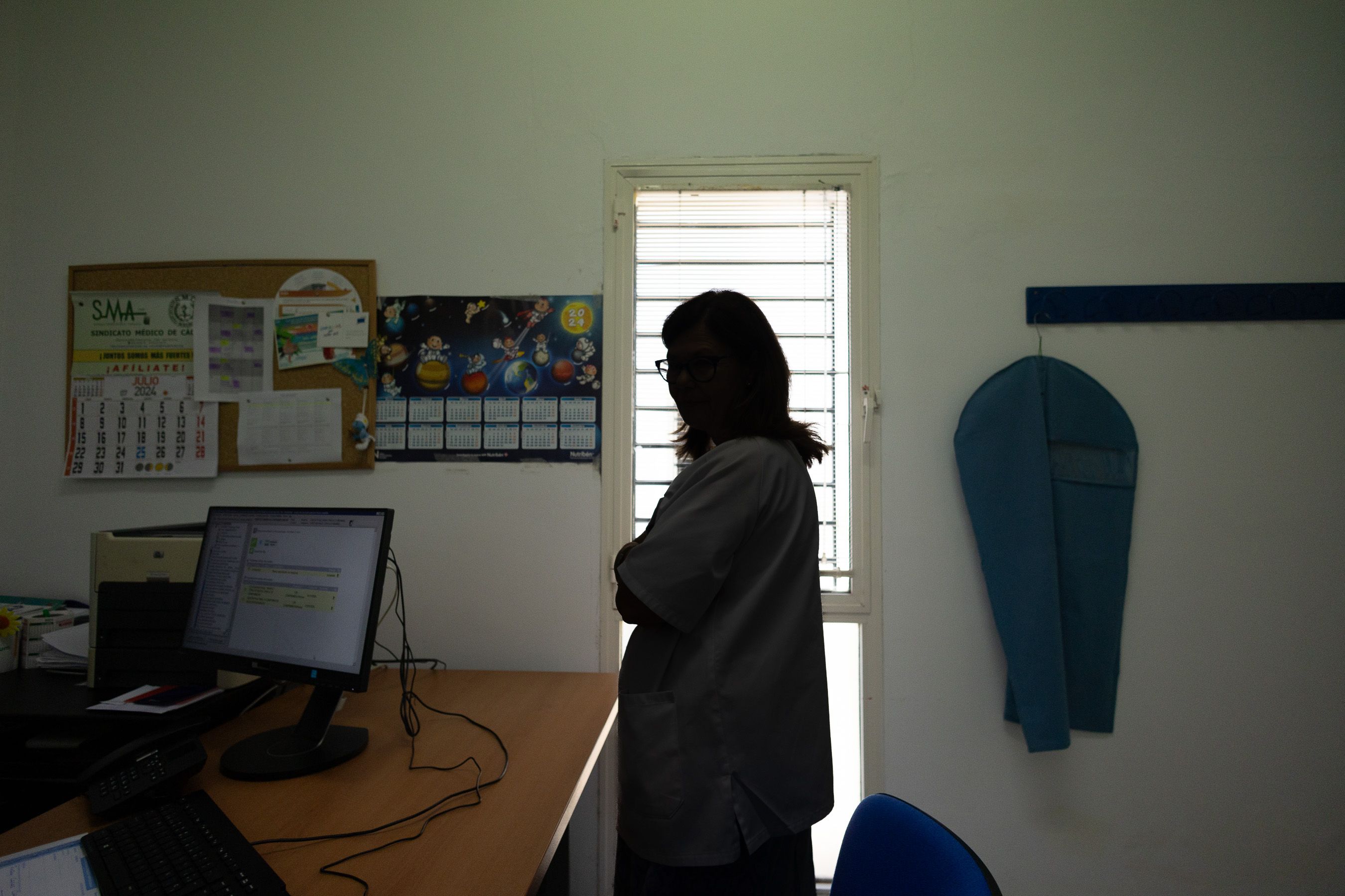 Una profesional médica que fue agredida hace unos meses en el centro de salud de La Granja. Fotografía de archivo.