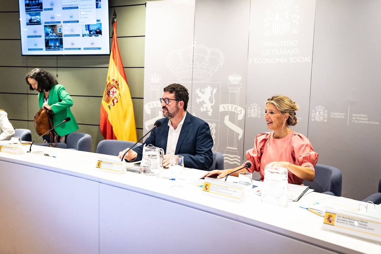 Yolanda Díaz, ministra responsable de la reducción de la jornada laboral.