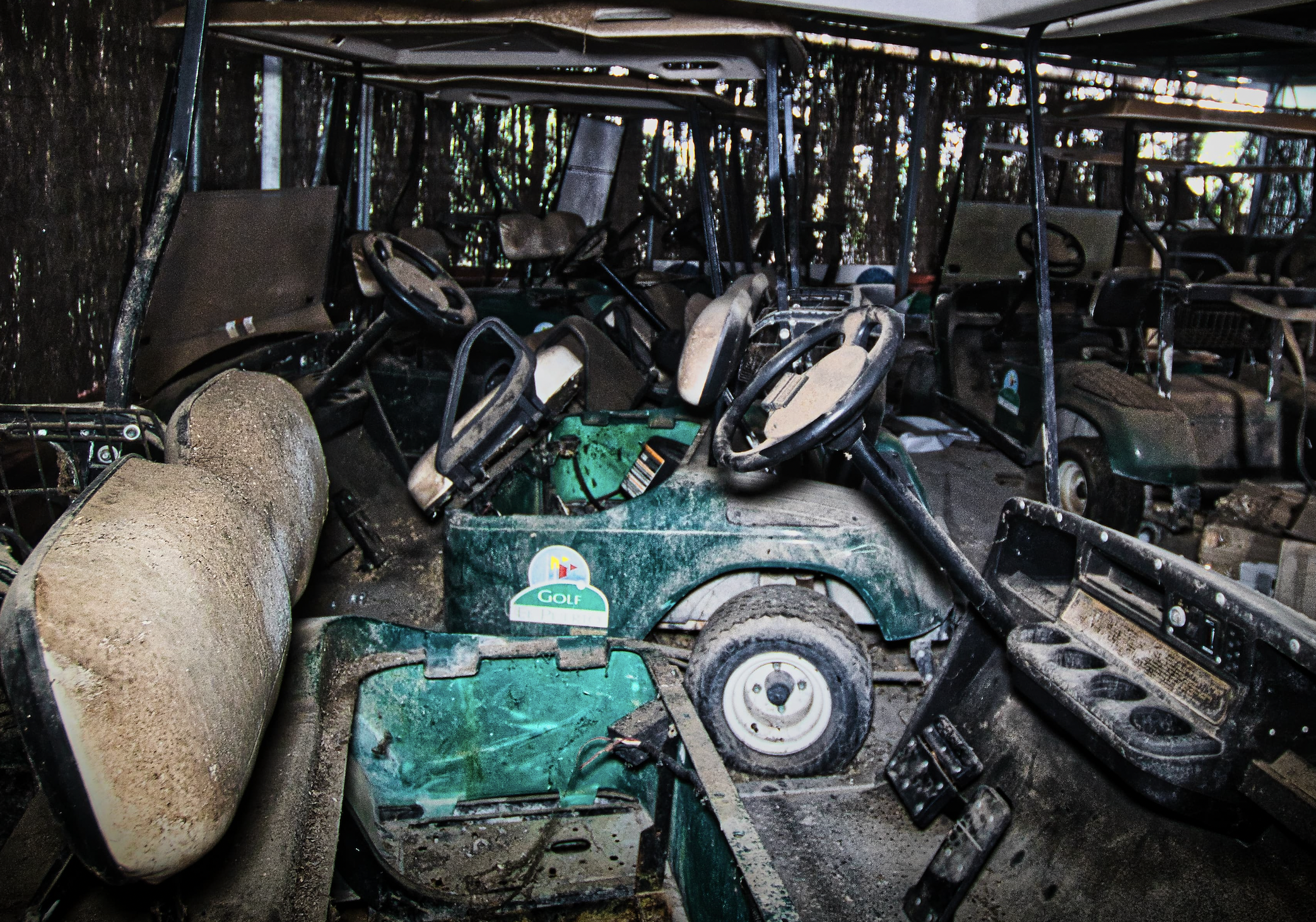 Campo de golf en El Puerto. CEDIDA POR ABANDONEDCÁDIZ