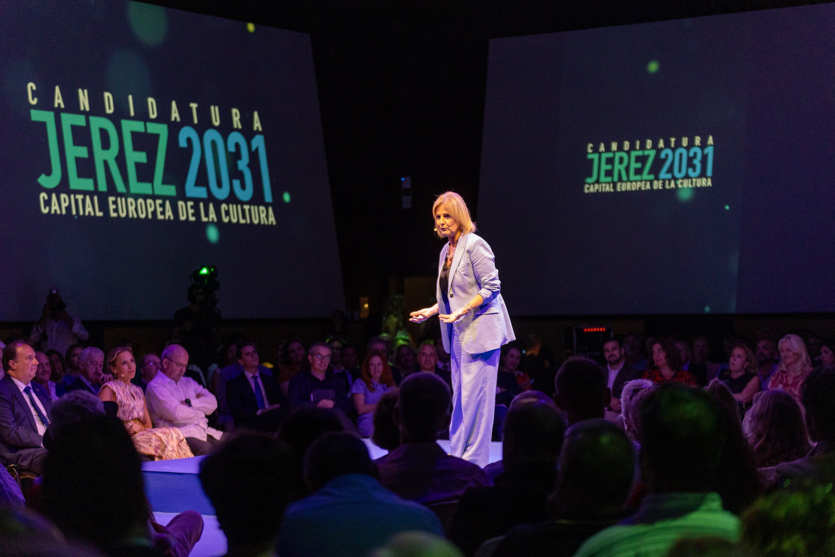 La alcaldesa de Jerez, en la presentación de la Capital Europea de la Cultura 2031.